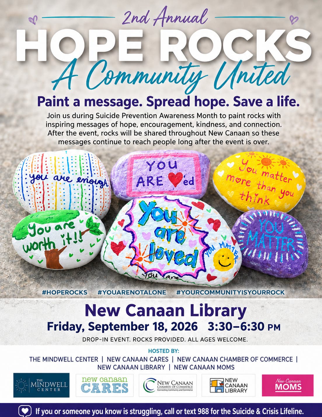 2nd Annual Hope Rocks: A Community United