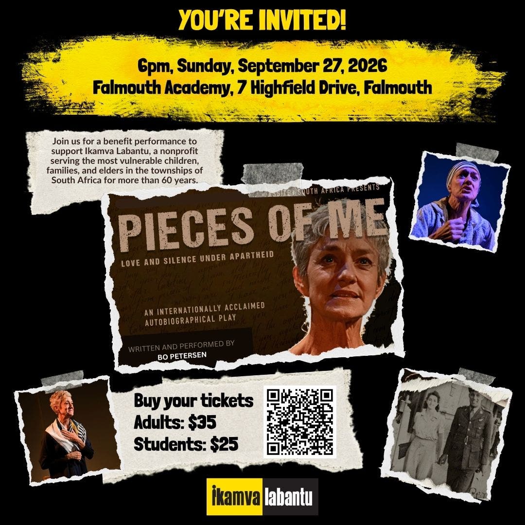 Acclaimed South African Playwright and Actor performs at Falmouth Academy