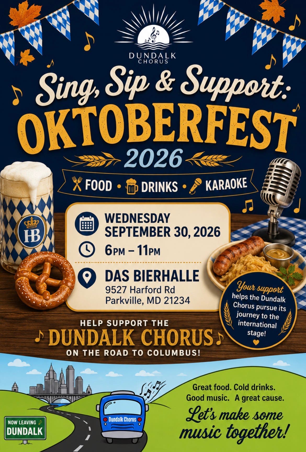 Sing, Sip & Support: Oktoberfest 2026