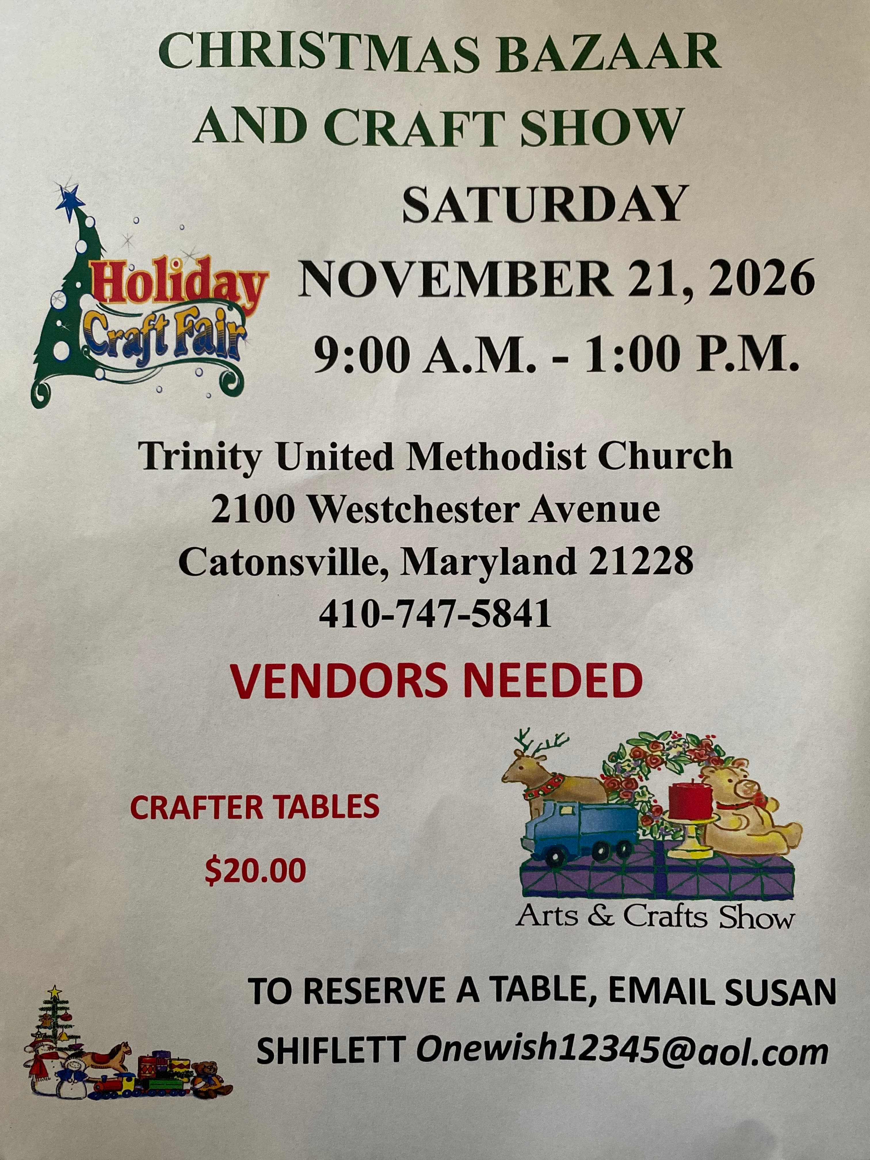 Christmas Bazaar and Craft Show