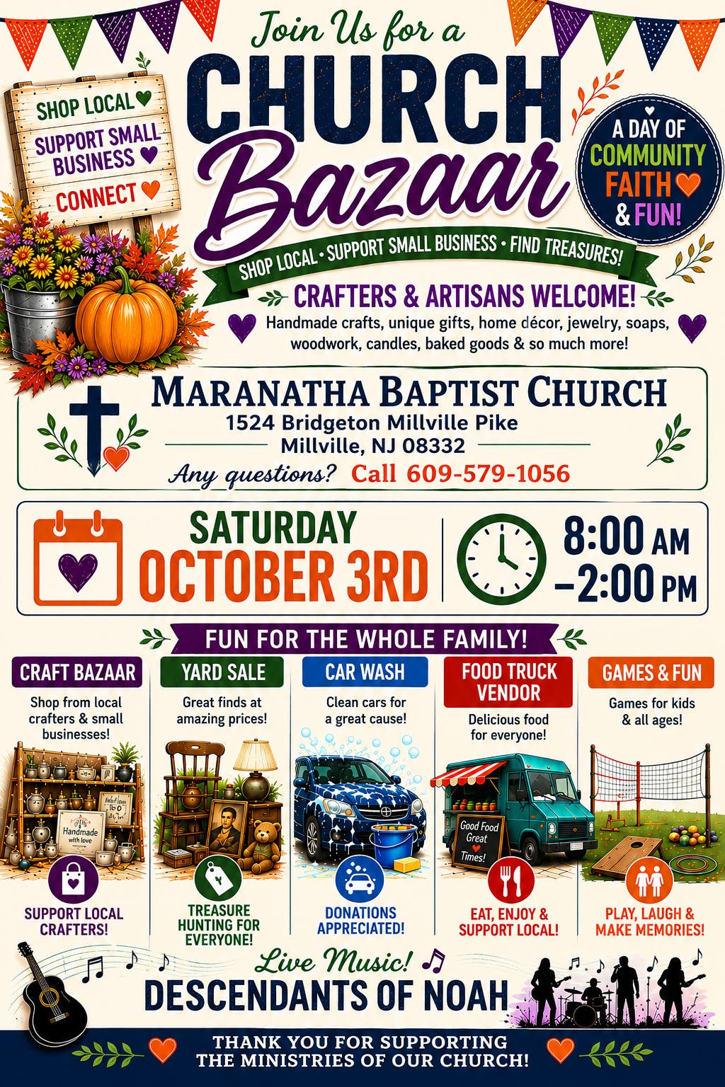 Craft Bazaar featuring Descendants of Noah