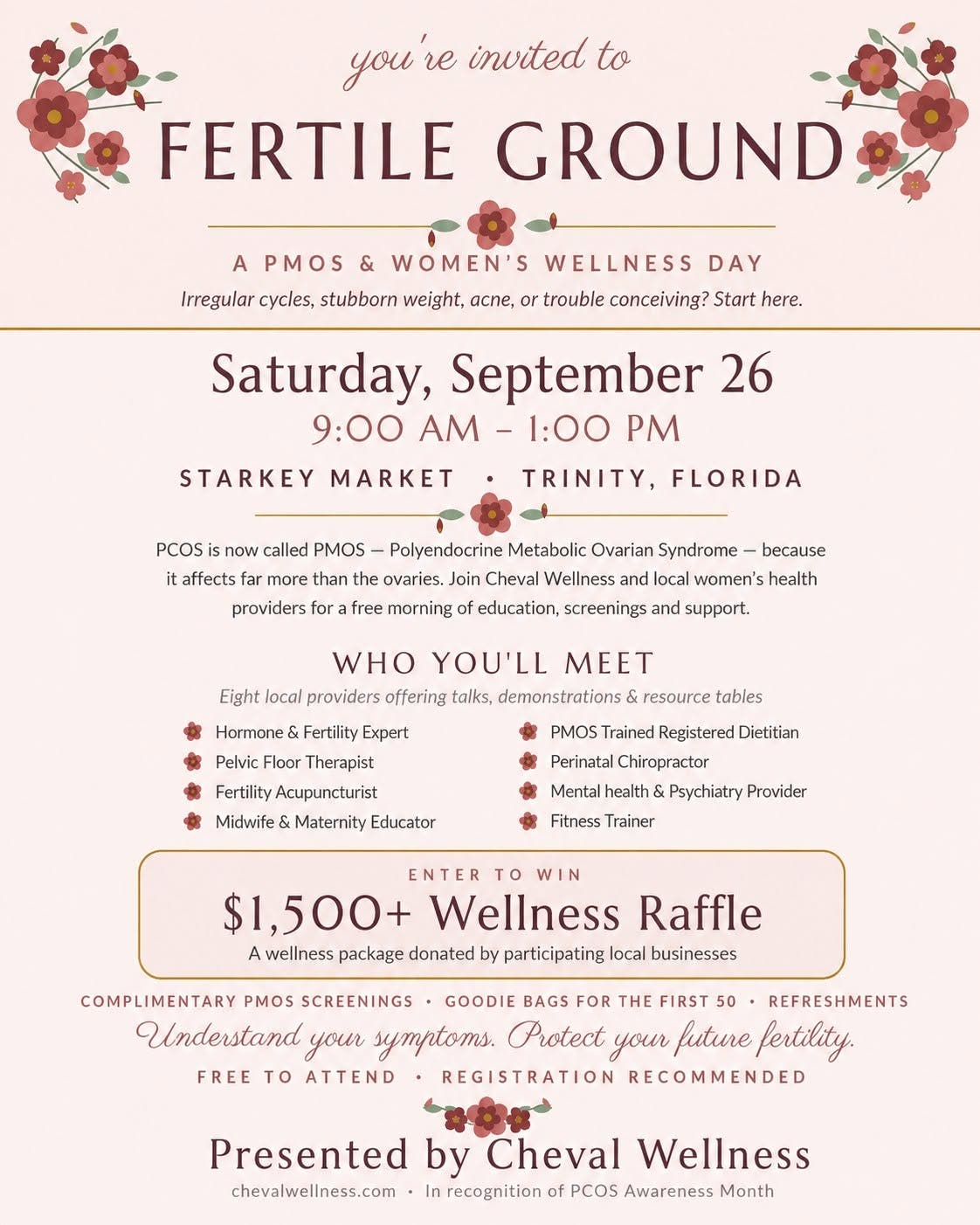 Fertile Ground Sponsored by Cheval Wellness