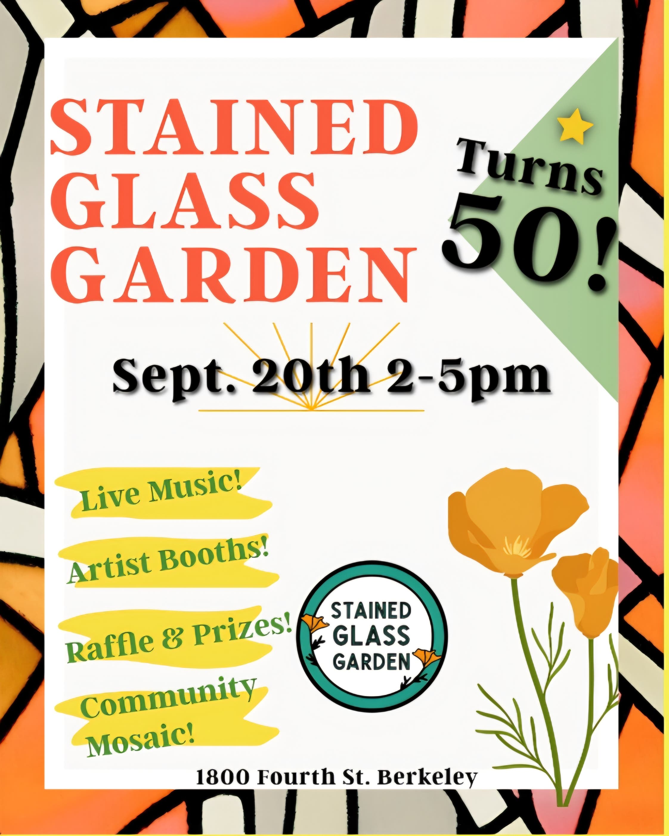 Stained Glass Garden 50th Anniversary Celebration