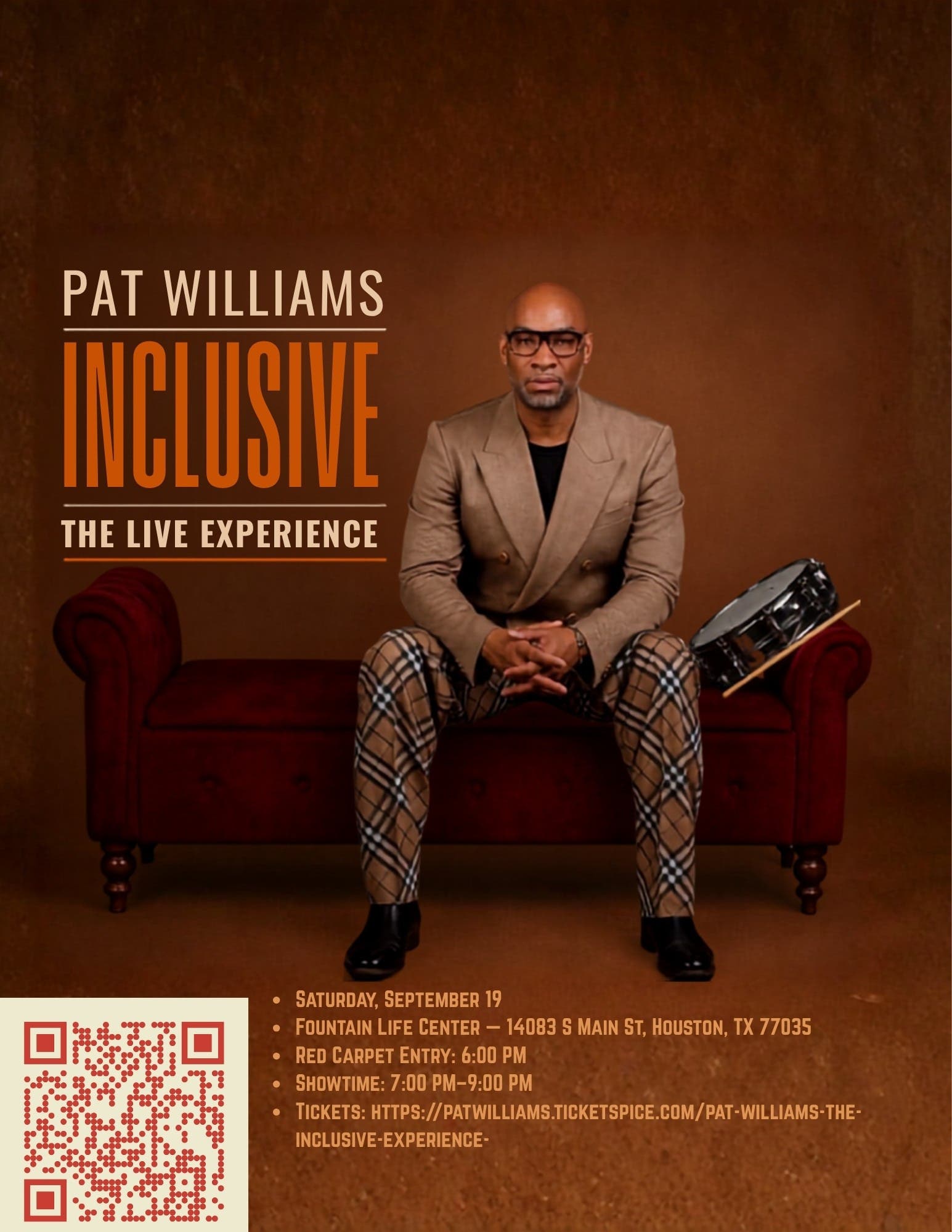 Pat Williams Inclusive: The Live Experience