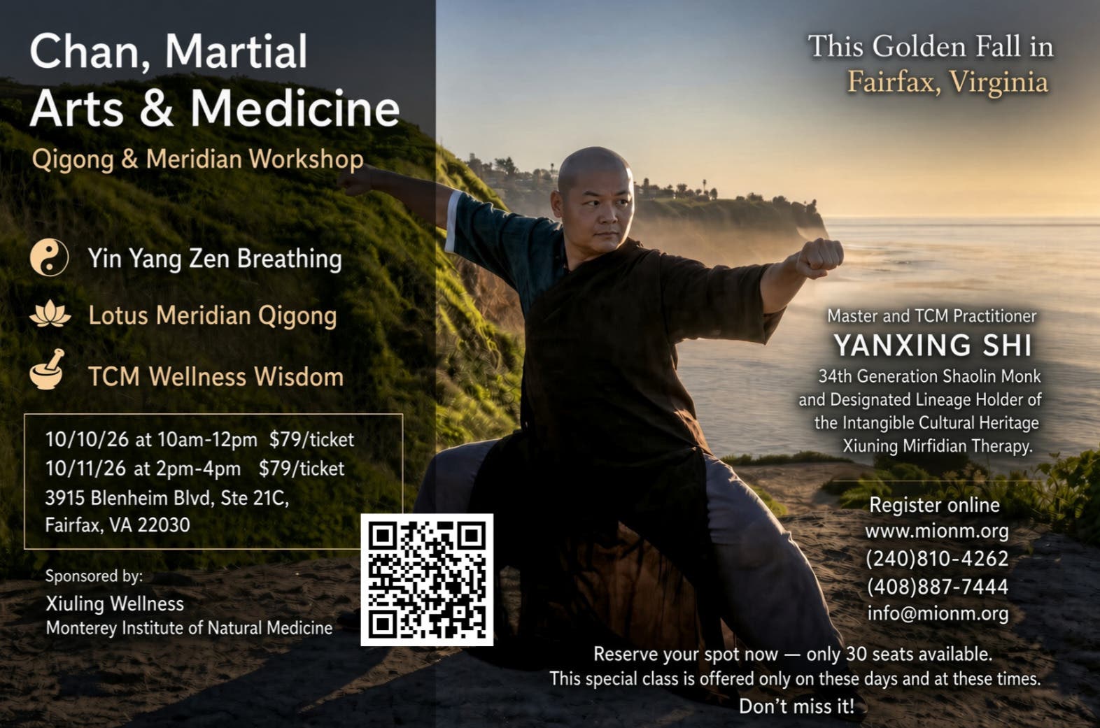 Chan, Martial Arts & Medicine Qigong & Meridian Workshop