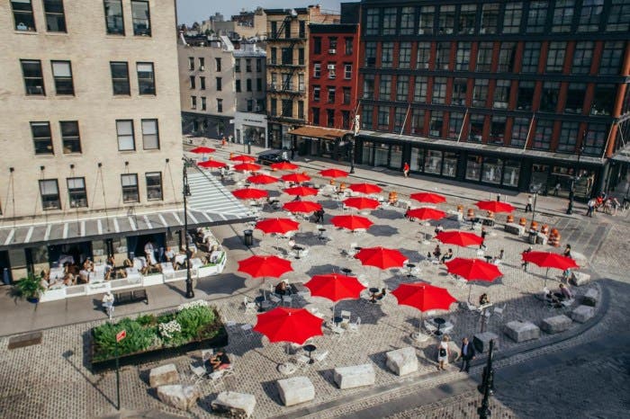 Movies on the Cobbles in Meatpacking