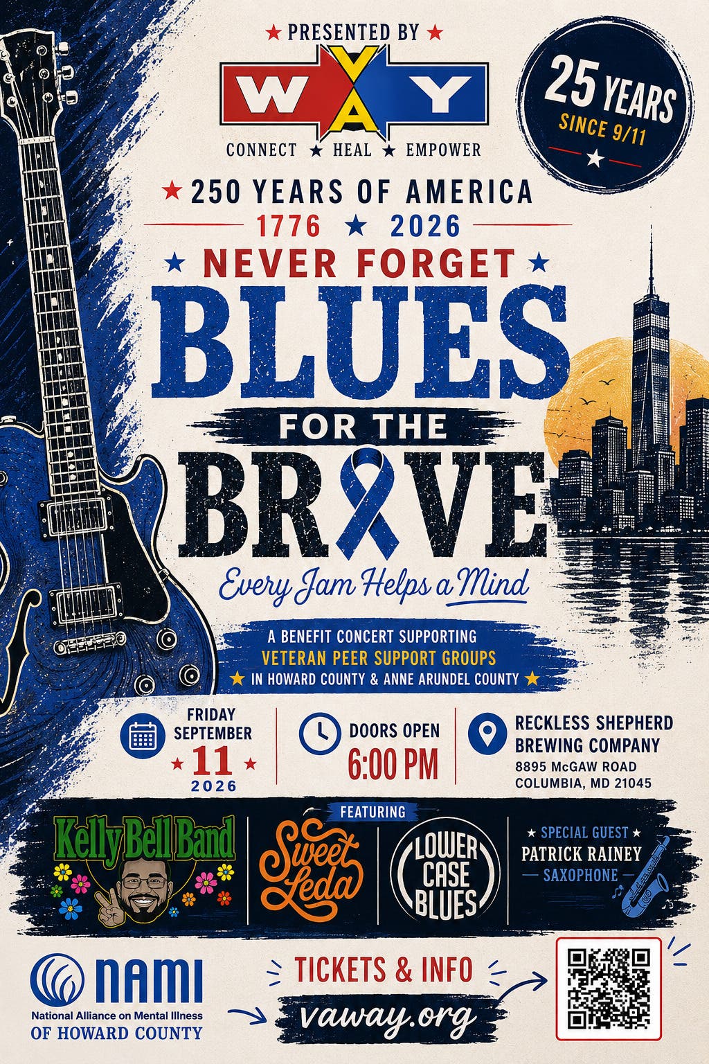 Blues for the Brave - 25th Anniversary Remembering 9/11
