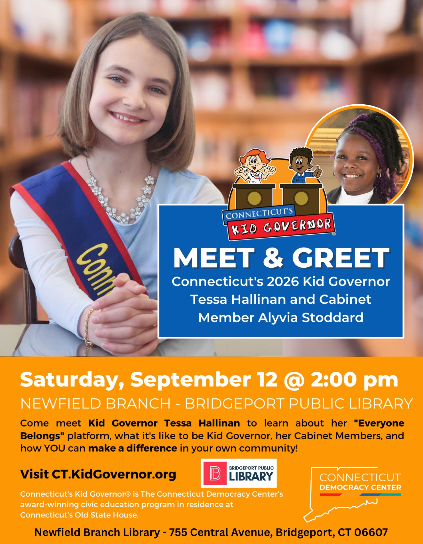 Connecticut's Kid Governor Meet & Greet