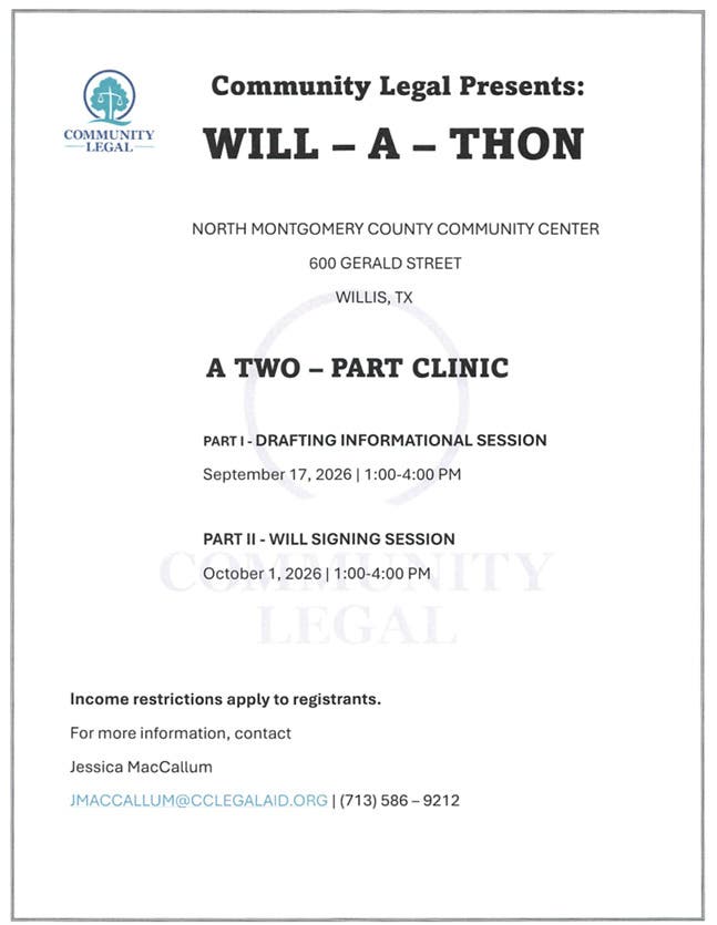 Will-A-Thon by Community Legal