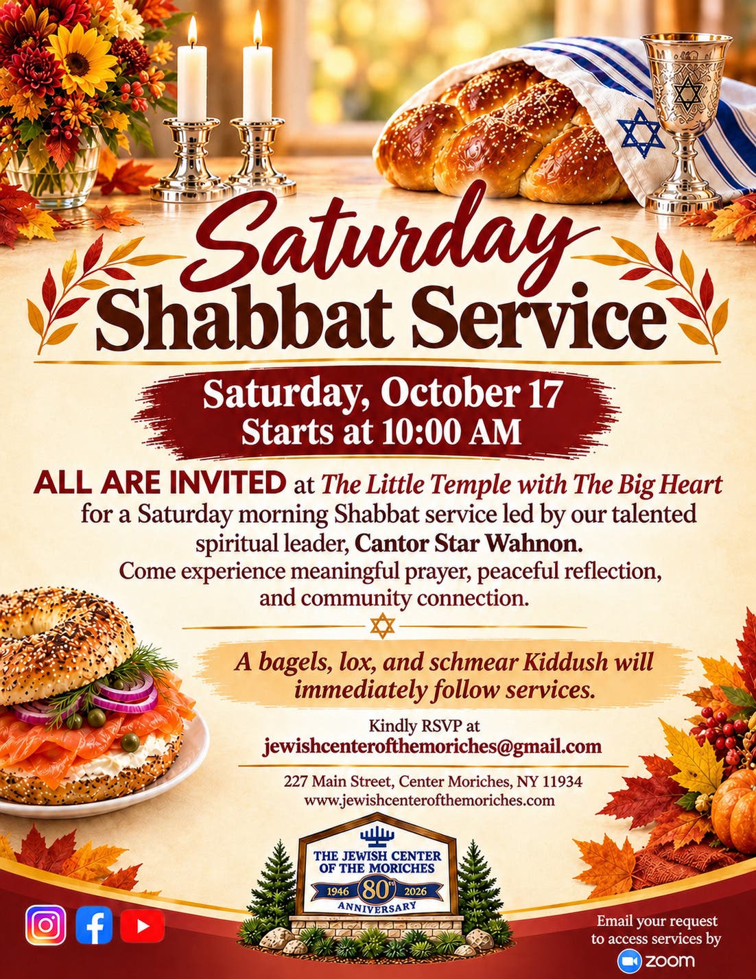 Saturday Shabbat Service