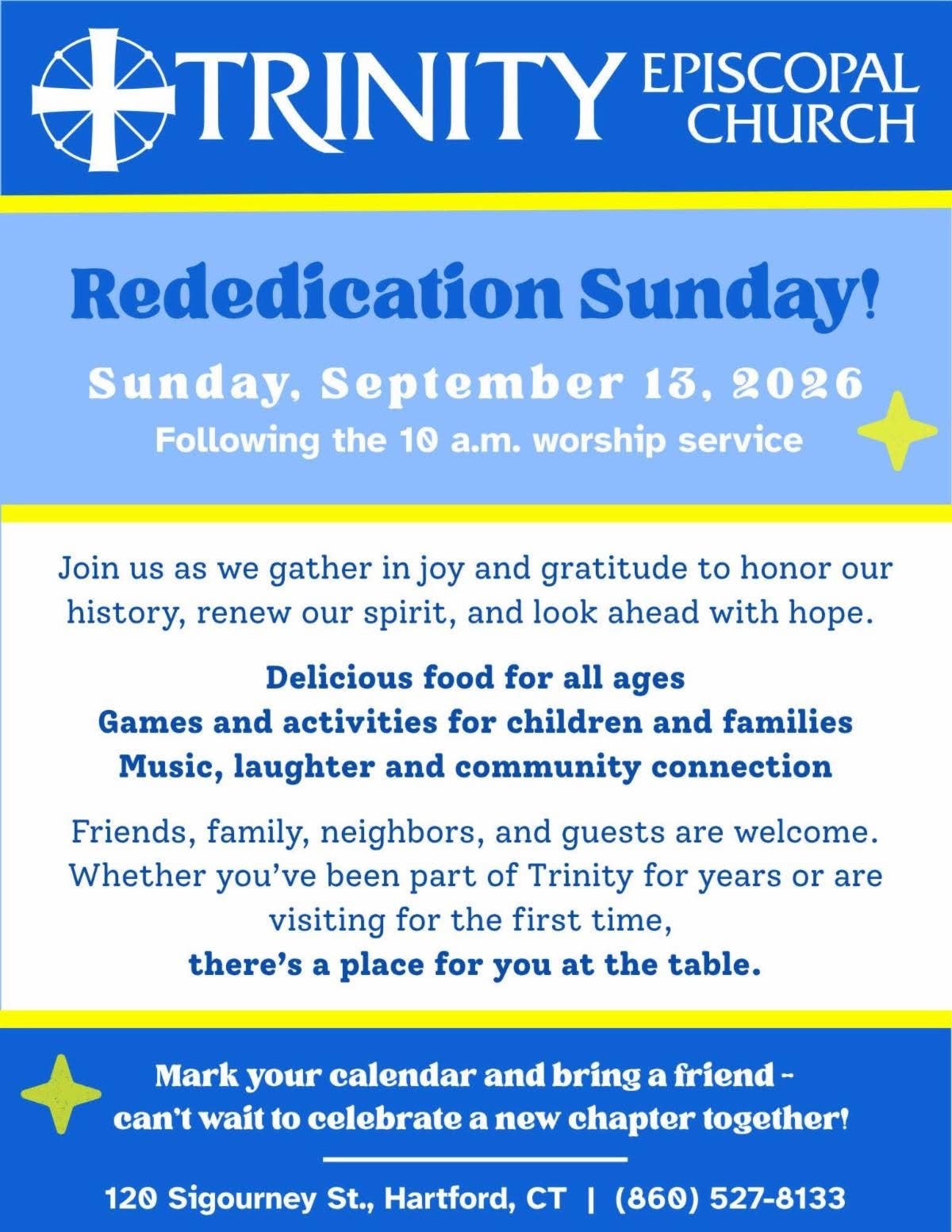Rededication Sunday!