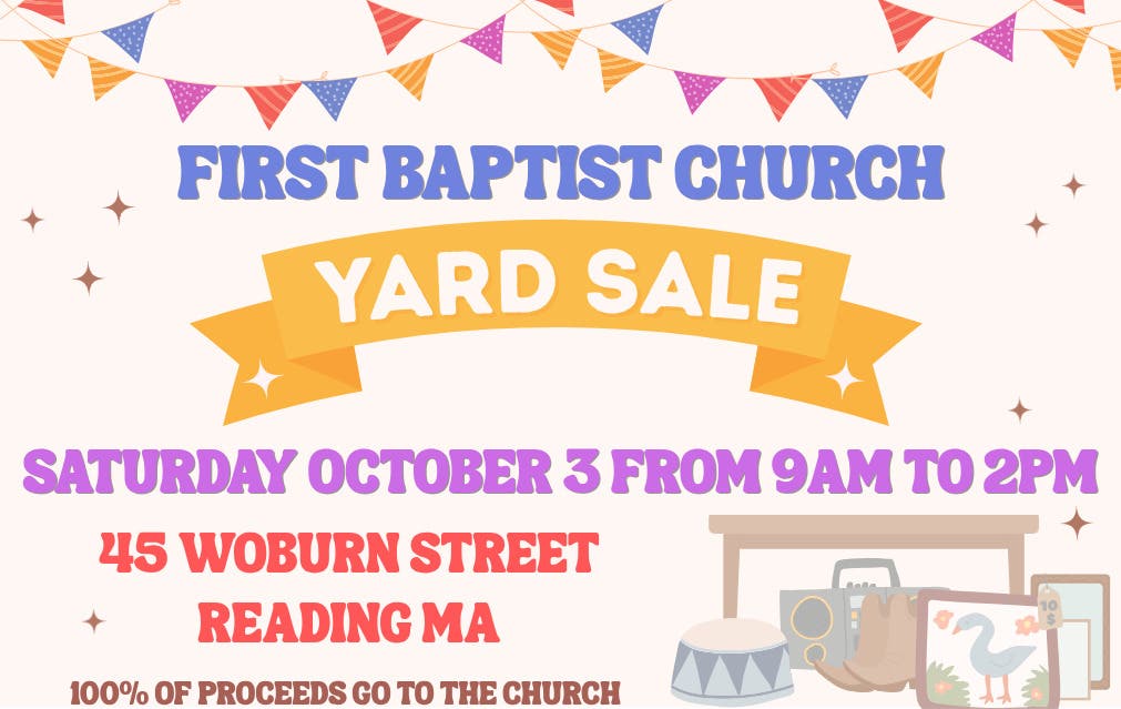 Church-wide Yard Sale
