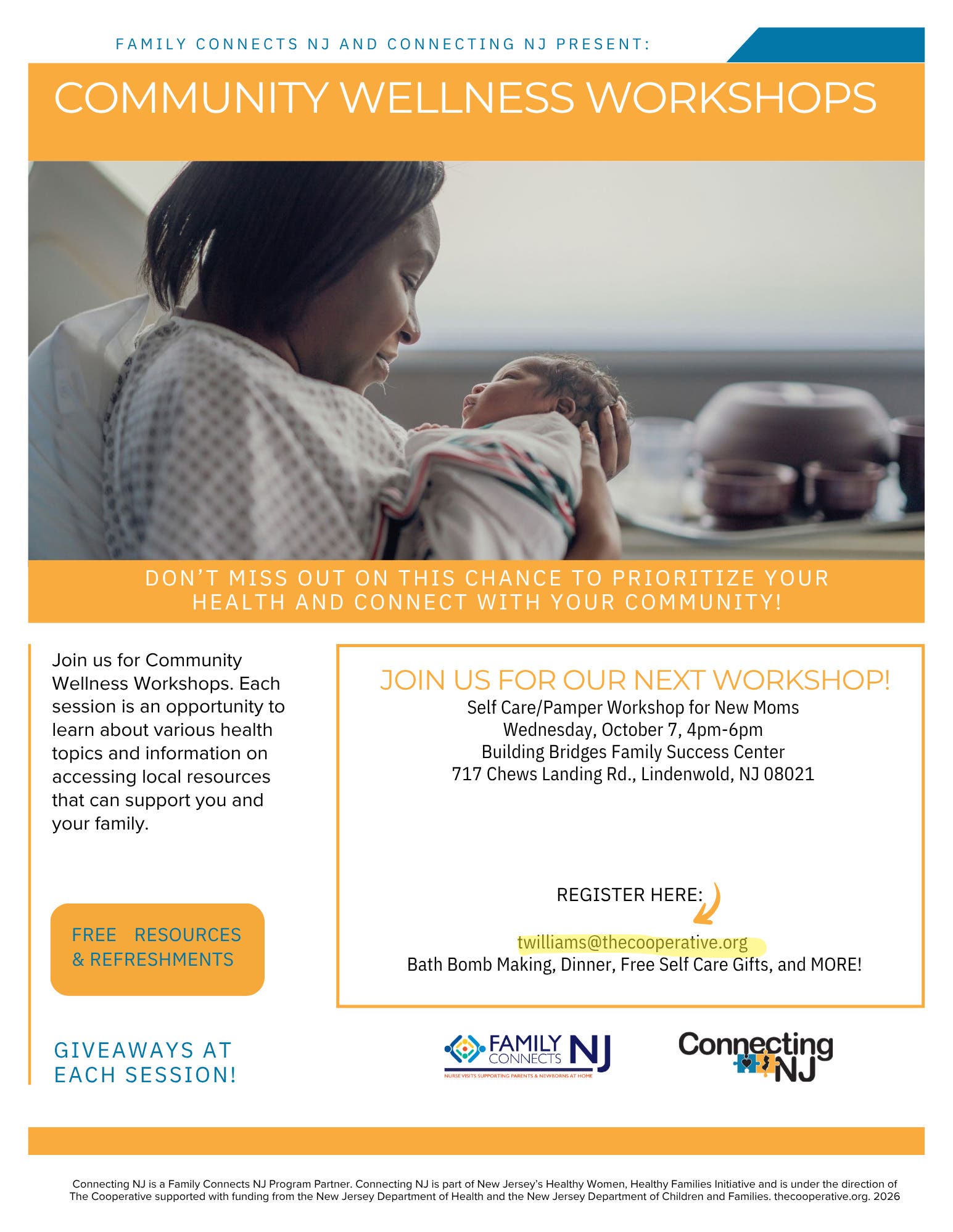 Community Wellness Workshops