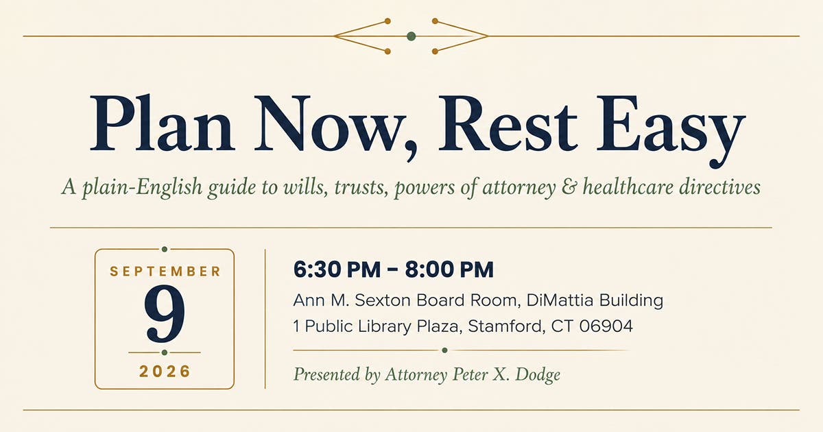 Plan Now, Rest Easy