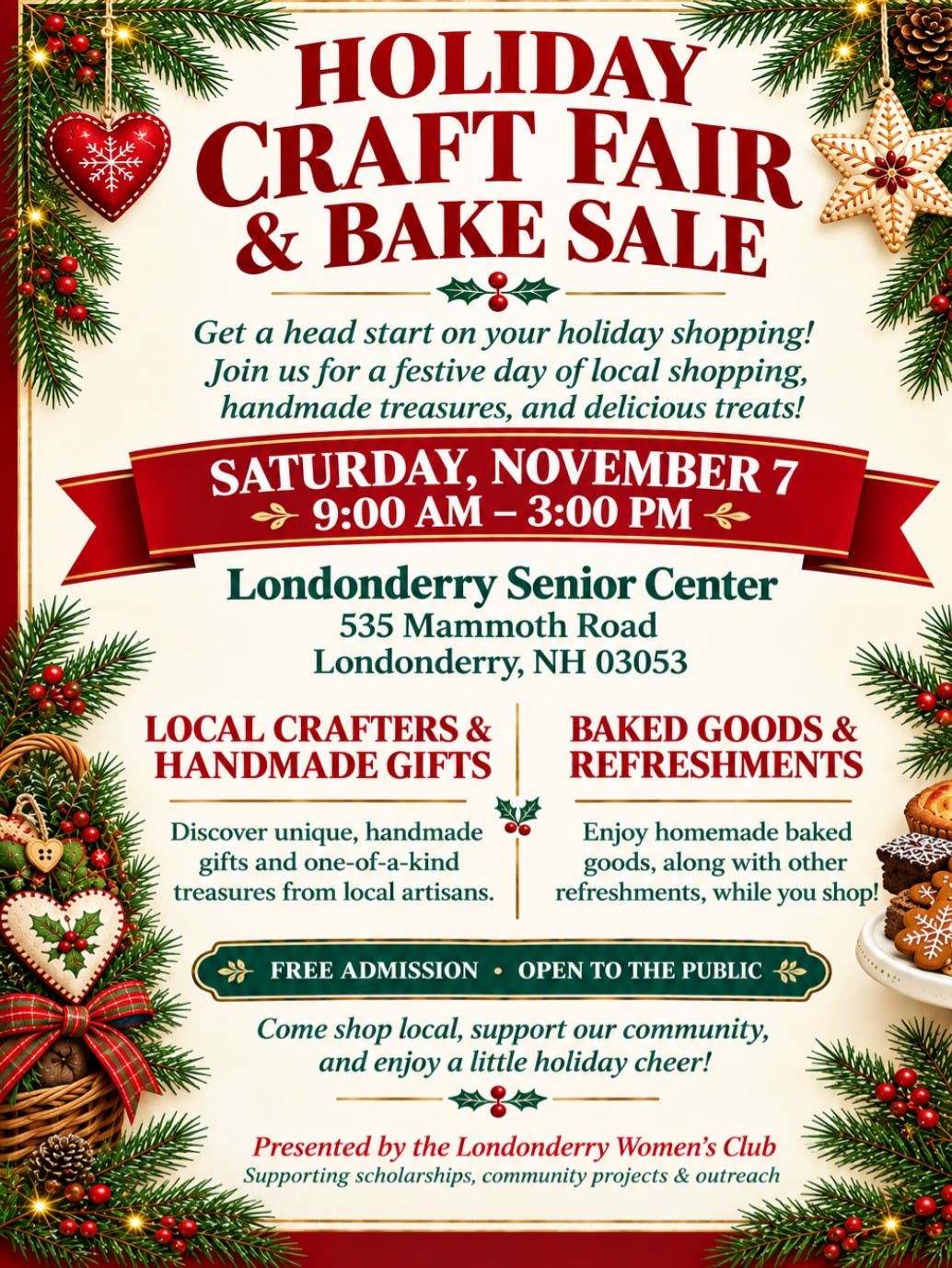 Holiday Craft Fair & Bake Sale