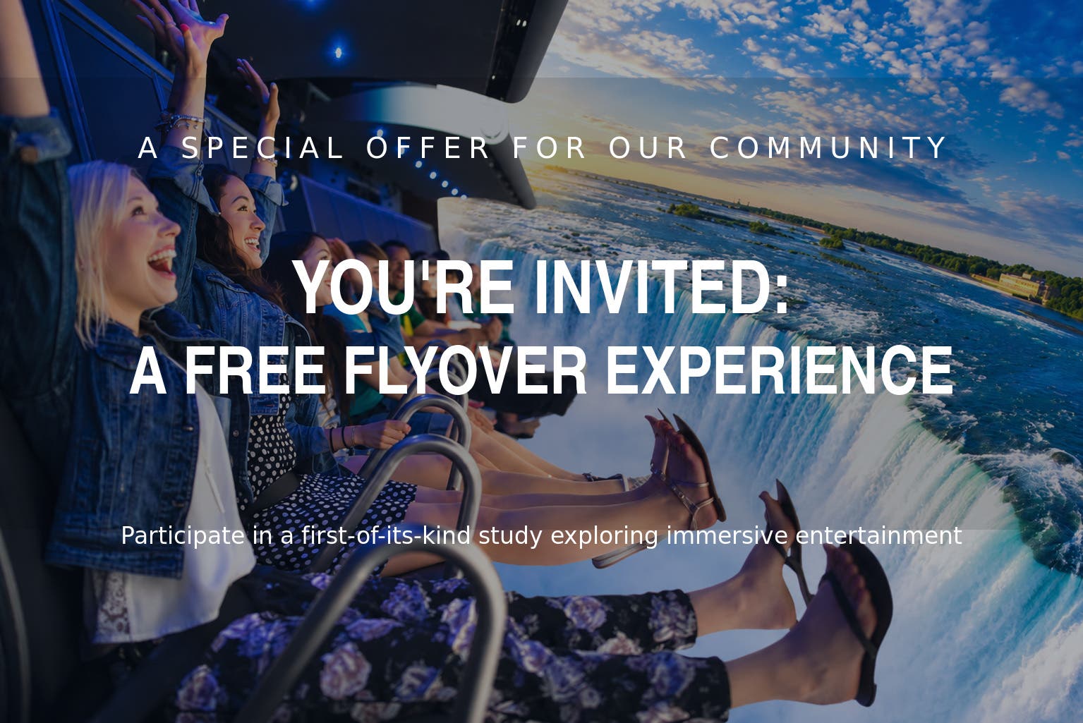 Experience Flyover's Flying Theater Experience for Free—Join a Groundbreaking Study