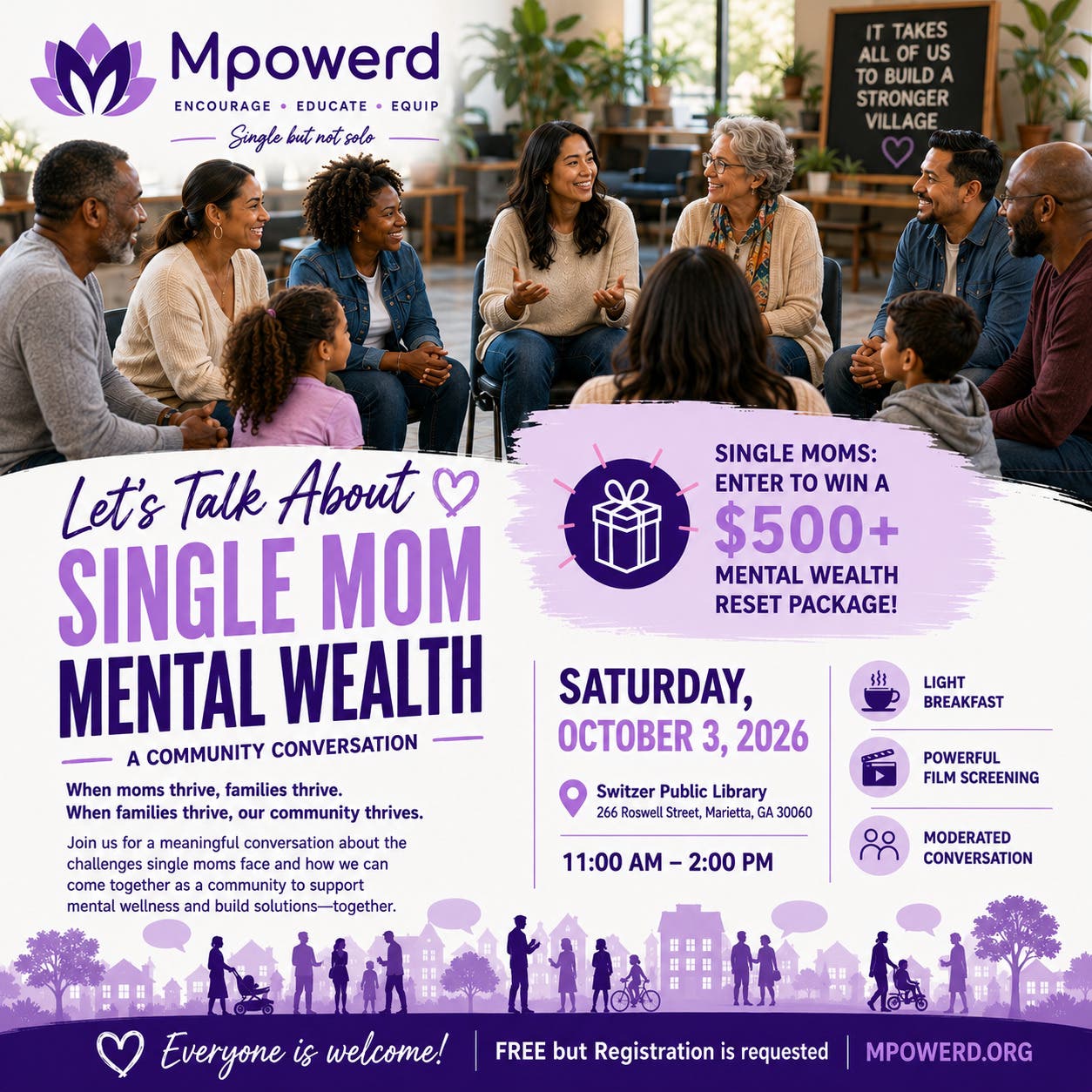 Single Mom Mental Wealth: A Community Conversation
