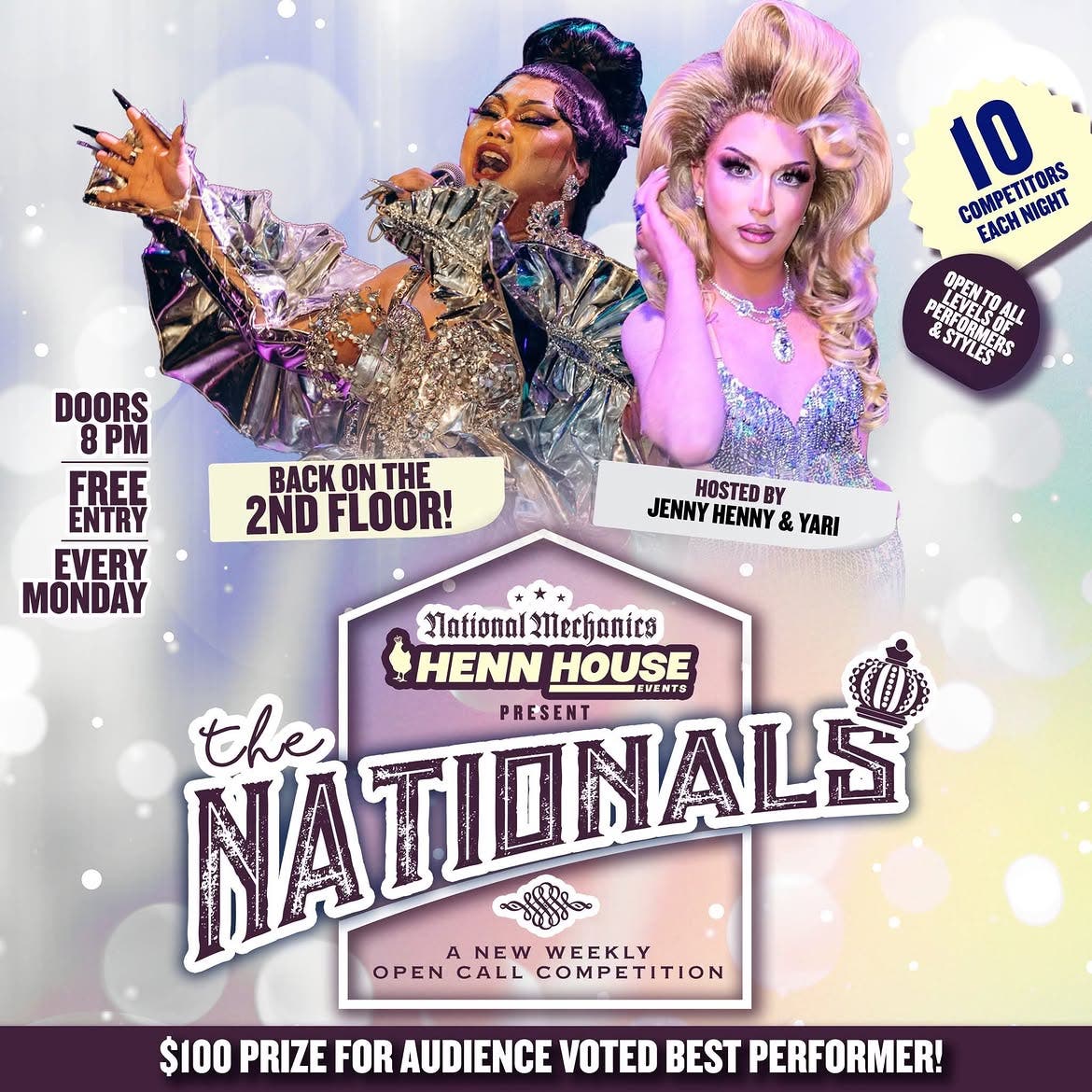 Nationals - A Weekly Open Stage Drag Contest