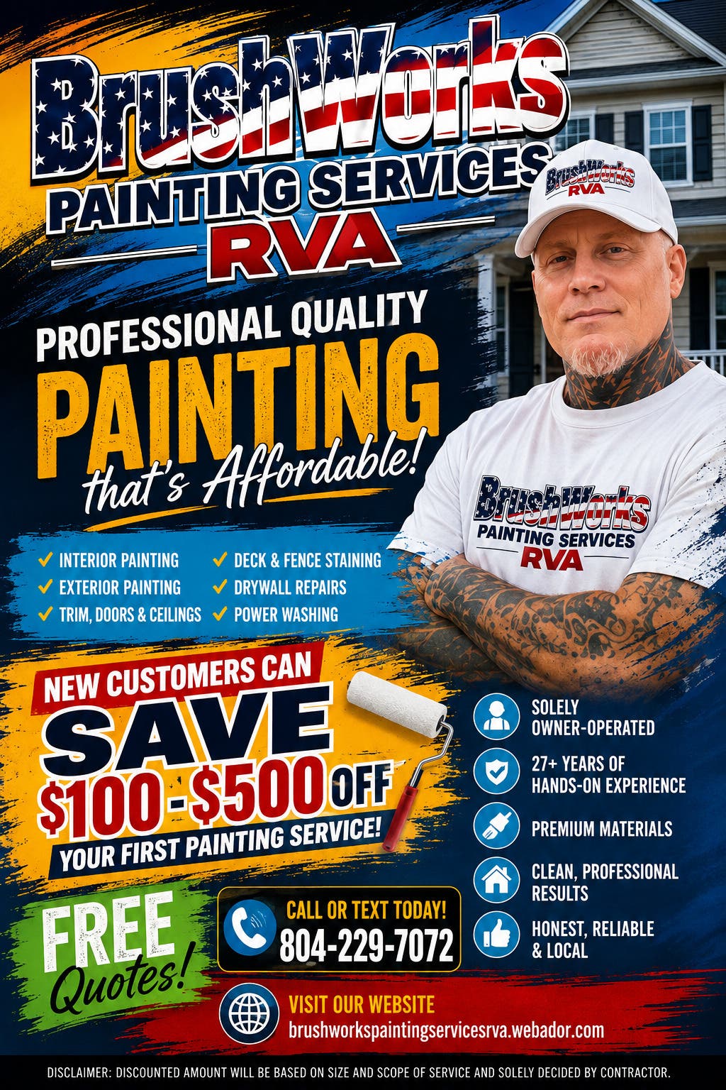 $100 - $500 OFF First Painting Service