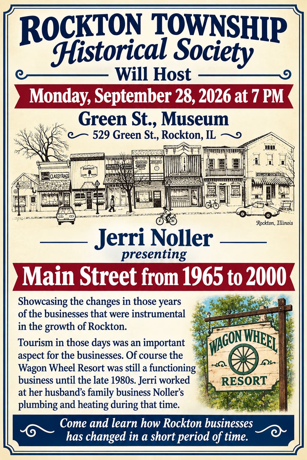 Jerri Noller Presenting Main Street From 1965 To 2000