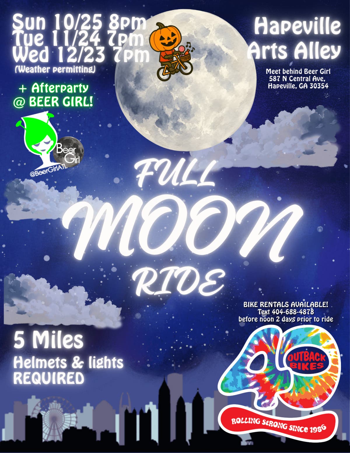 Outback Full Moon Ride