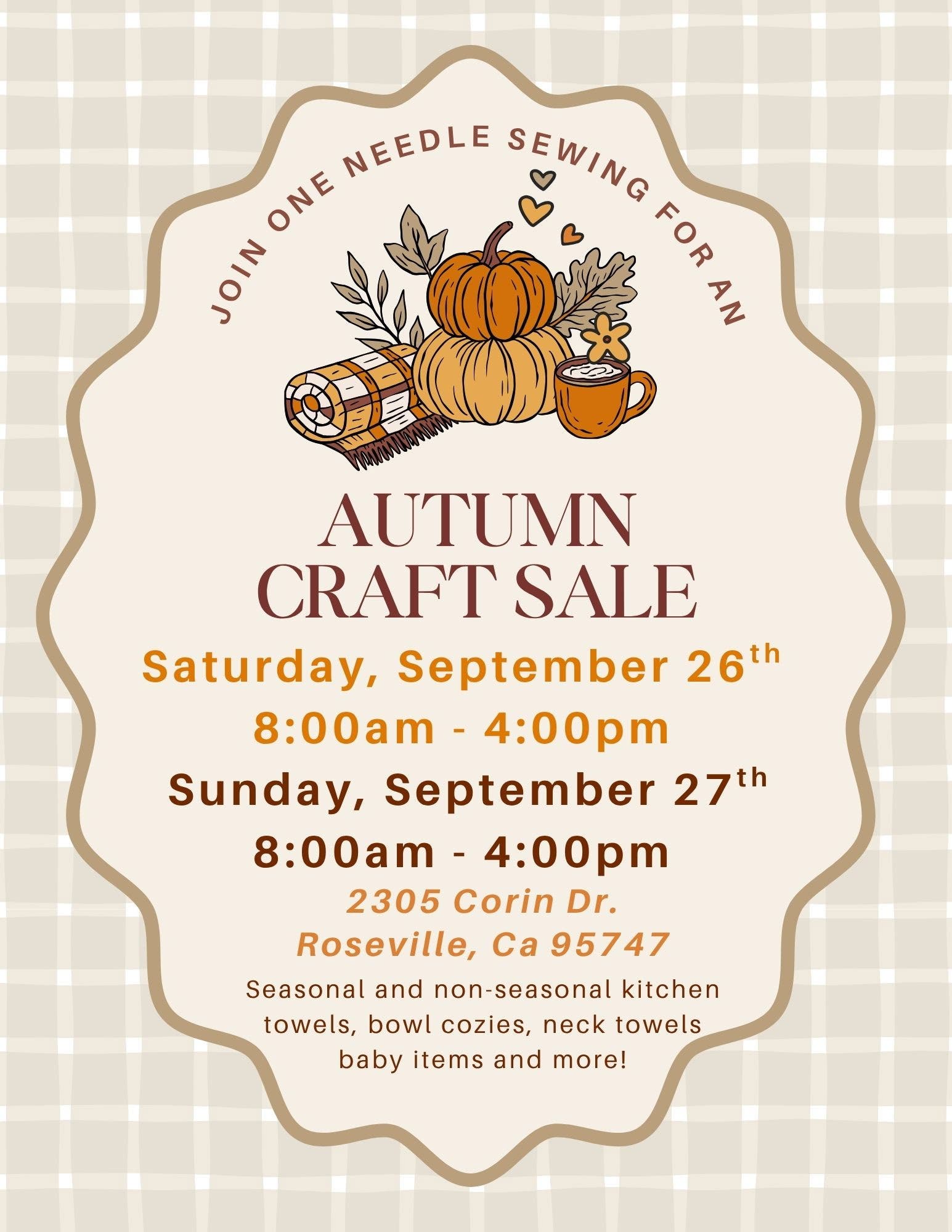 Autumn Craft Sale