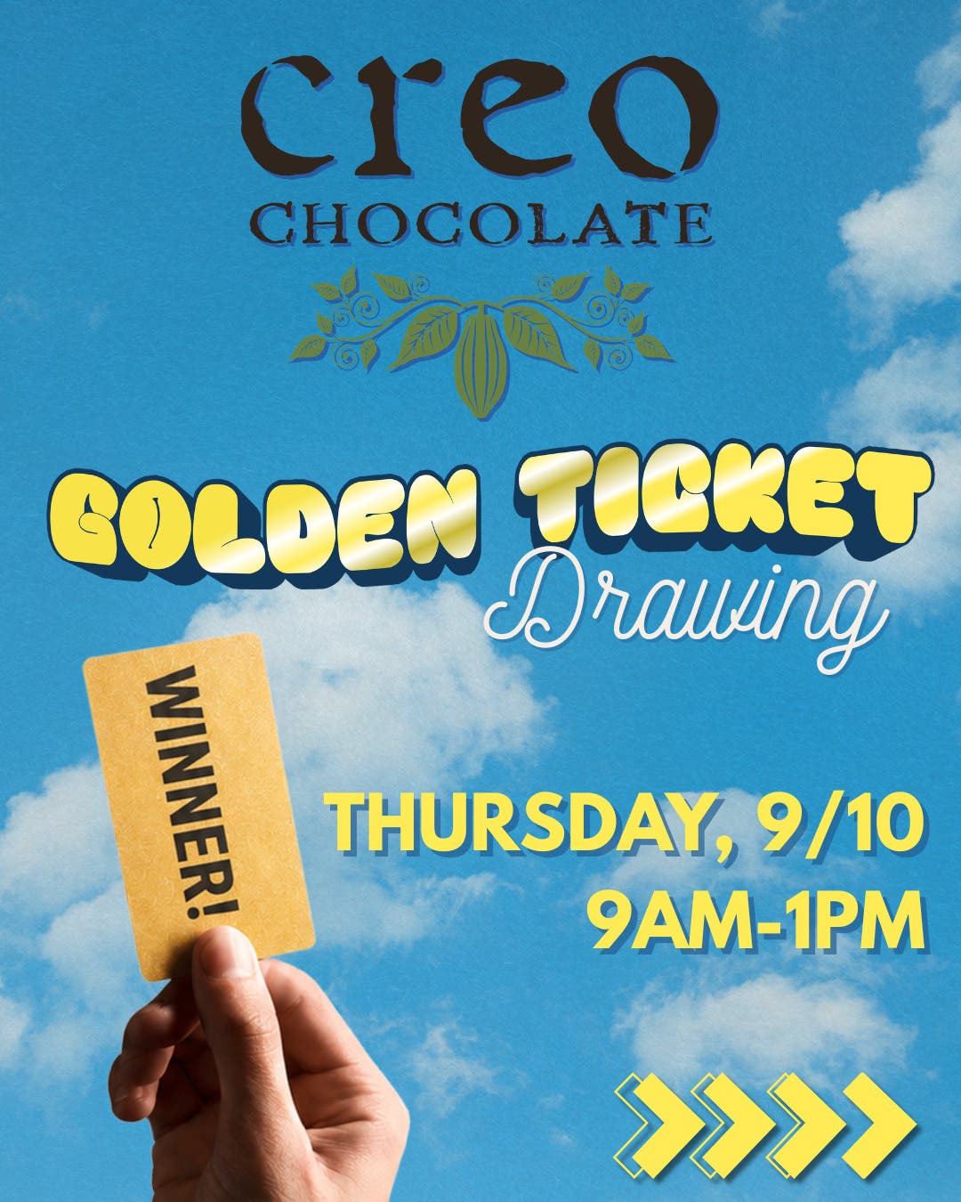 Grand Opening party ribbon cutting w/ Rep. Bonamici + Mayor Beaty, and a Golden Tic [CREO CHOCOLATE]