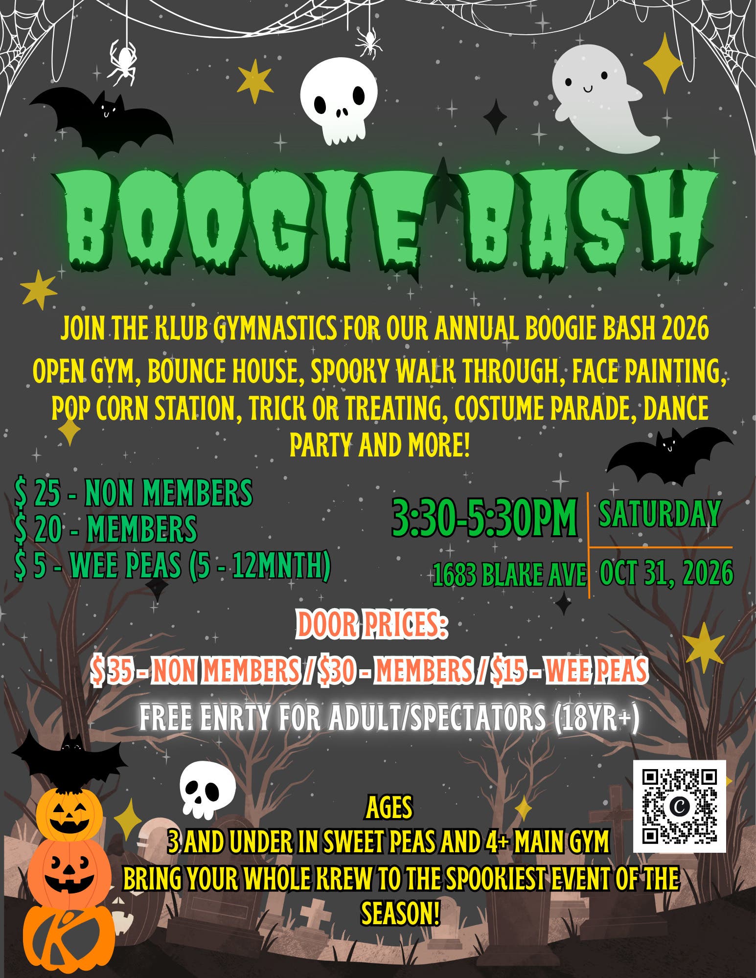 Boogie Bash: Family Halloween Event