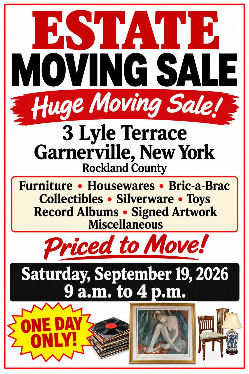Moving Estate Sale