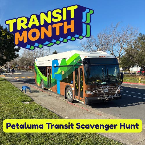 Petaluma Transit Scavenger Hunt