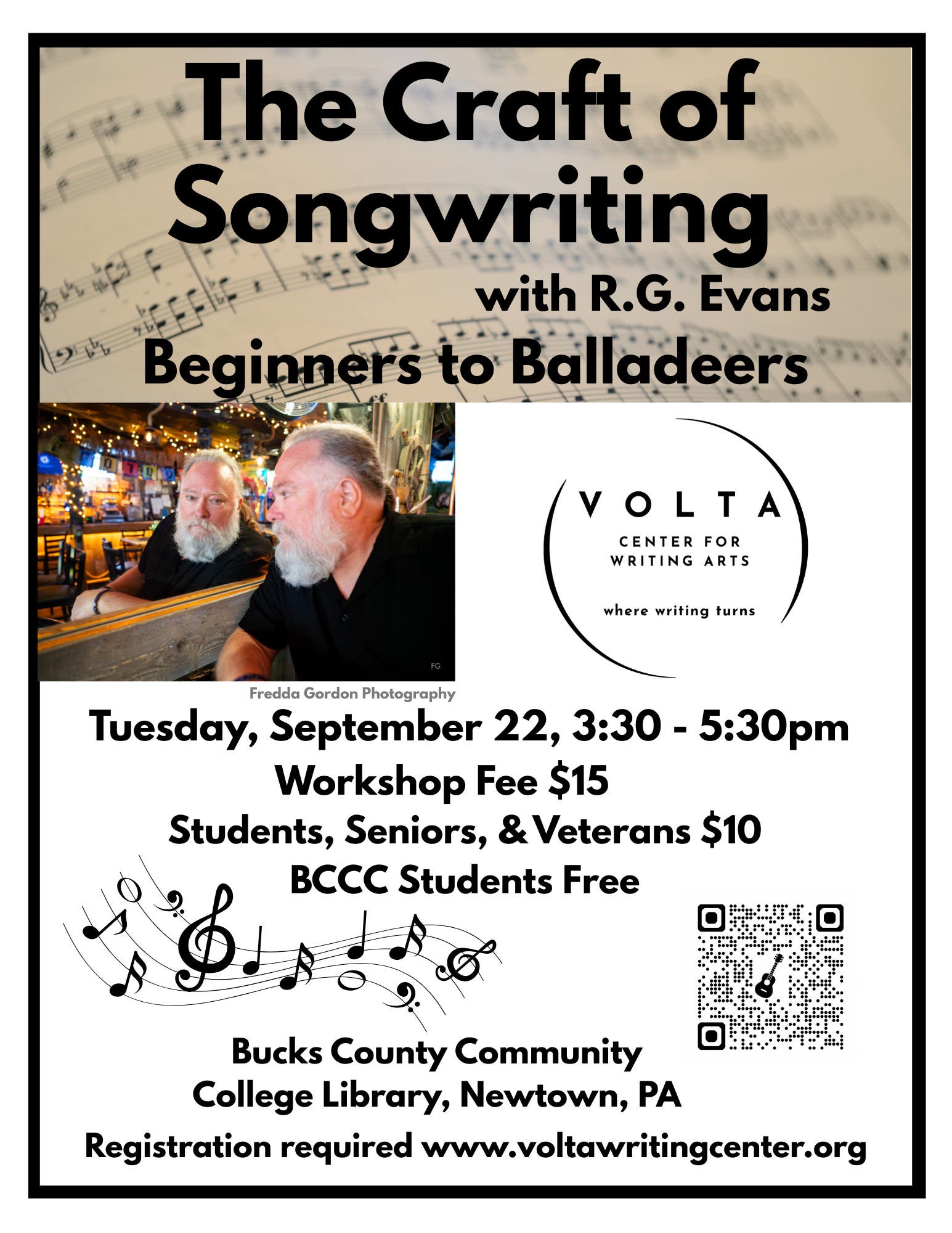 The Craft of Songwriting with R.G. Evans
