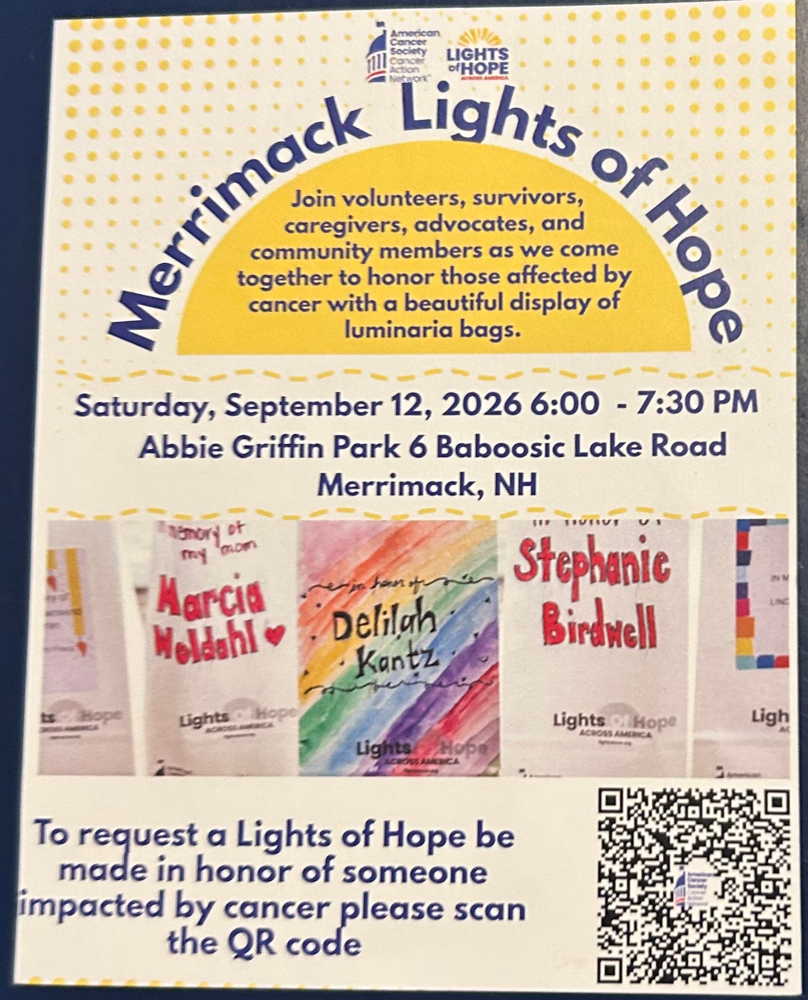 Merrimack Lights of Hope