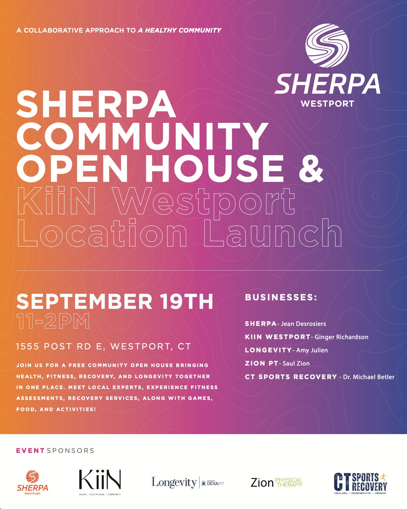 Sherpa Community Open House & Kiin Westport Location Launch