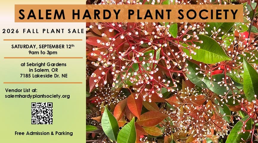 Salem Hardy Plant Society 2026 Fall Plant Sale