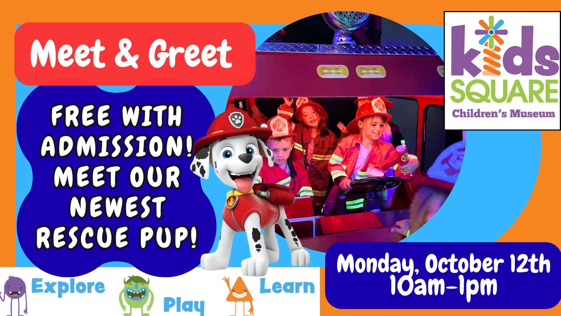 New Rescue Pup Meet & Greet - Free with Admission