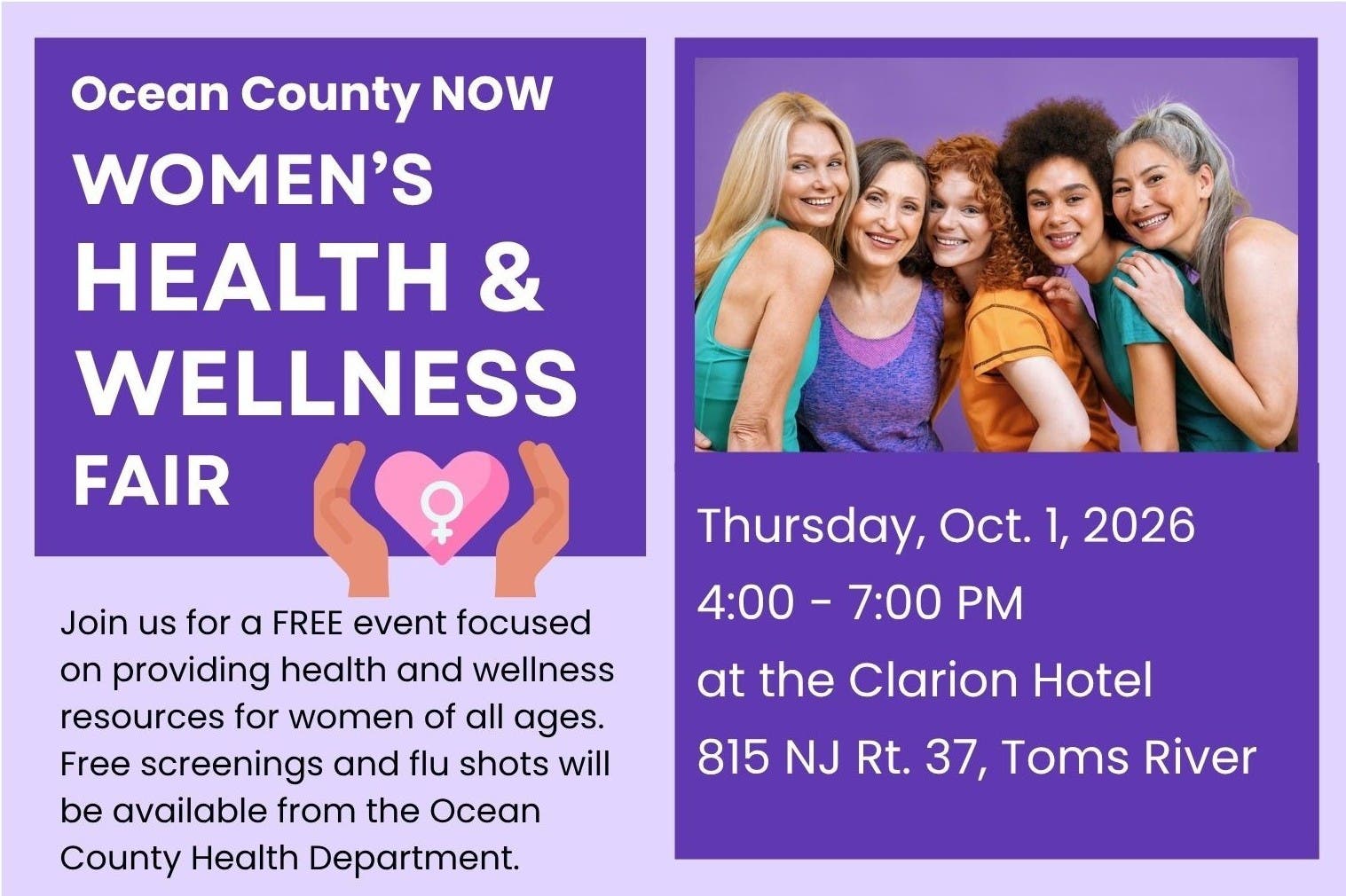 Ocean County NOW hosts Women’s Health & Wellness Fair