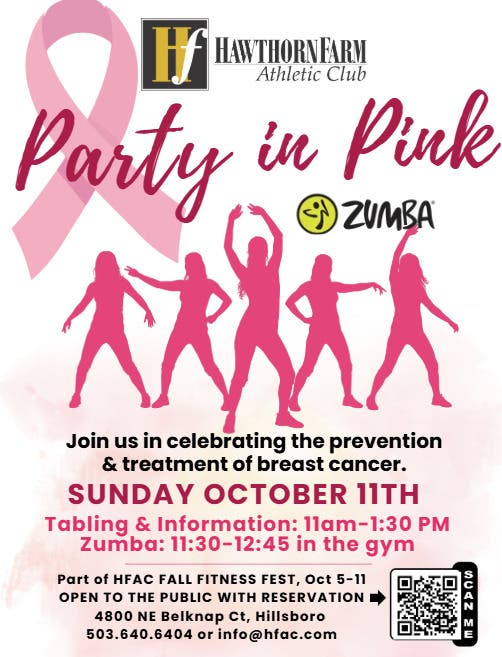 Free Zumba Class in Observance of Breast Cancer Awareness