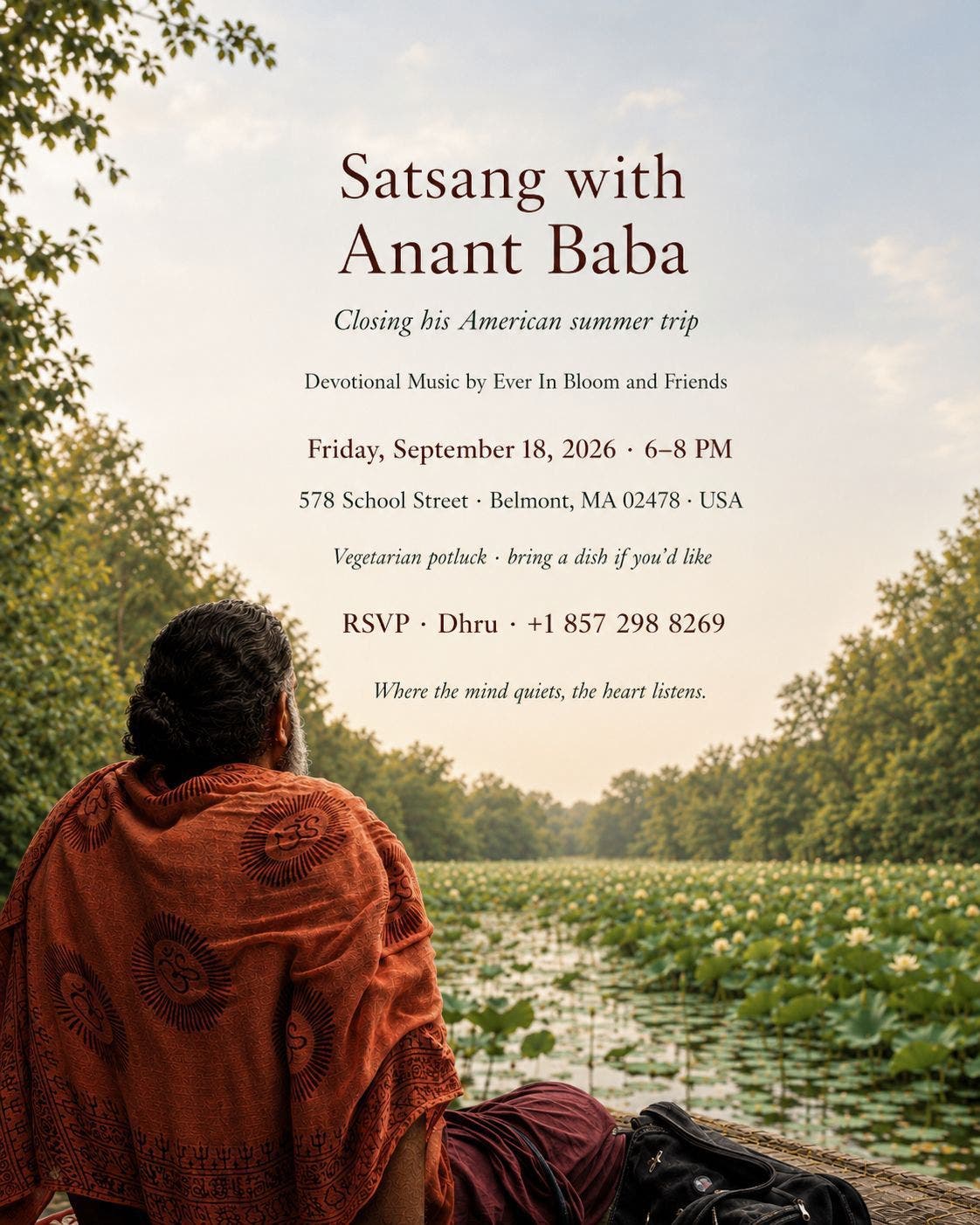 Evening of Meditation & Music with a Visiting Himalayan Master