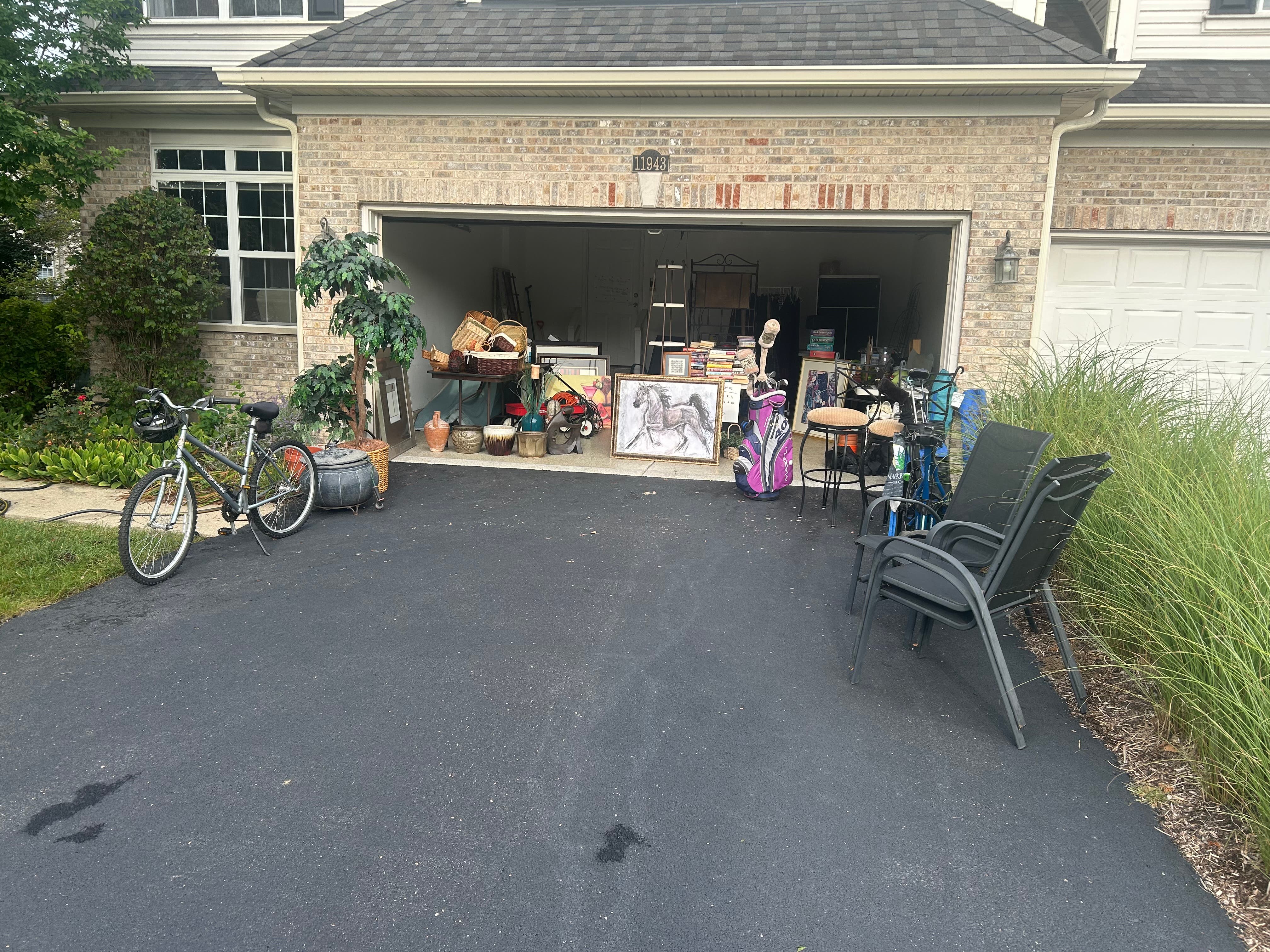 Garage Sale - Books, Art, Golf Clubs