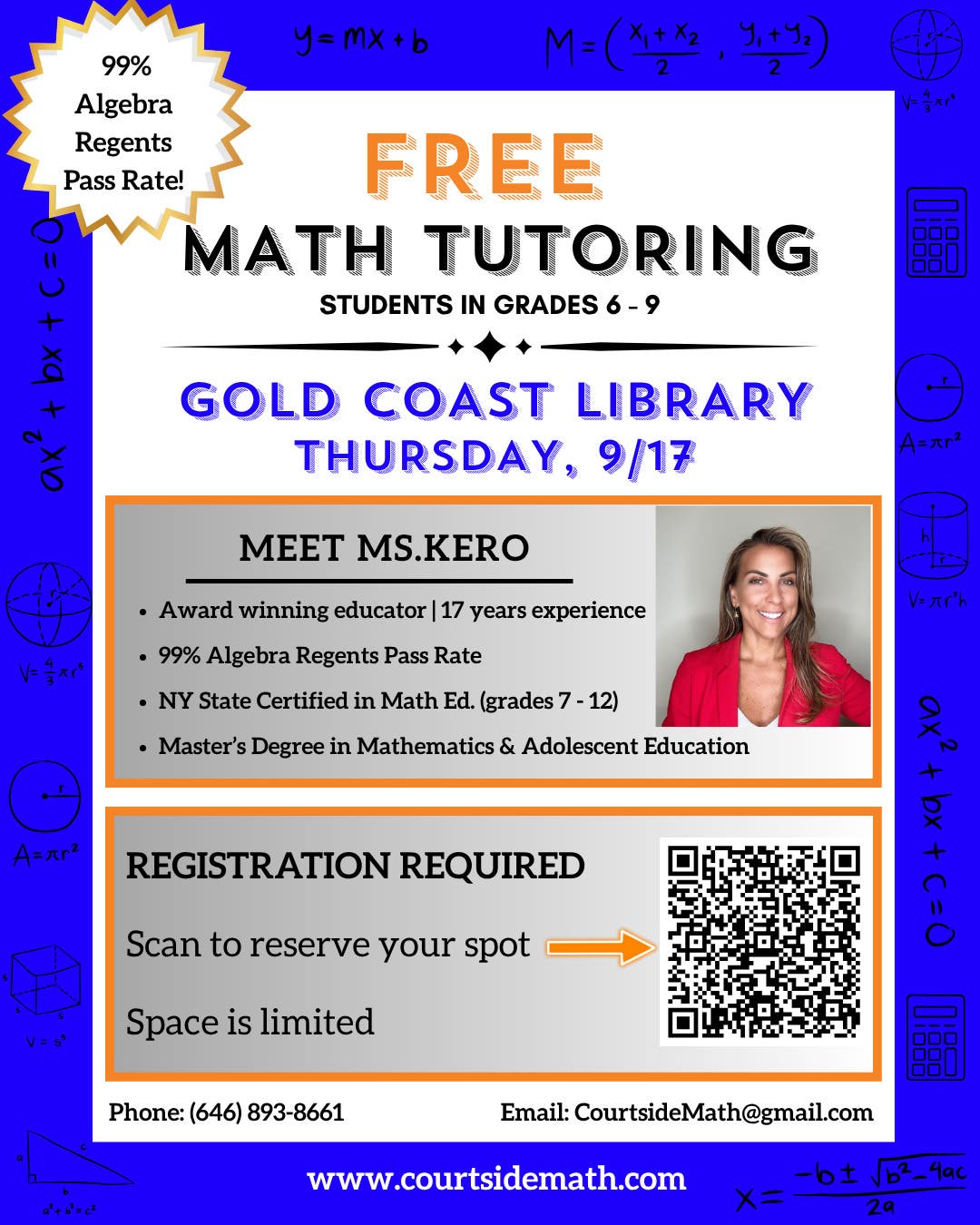 Free Math Tutoring for Students in Grades 6 - 9