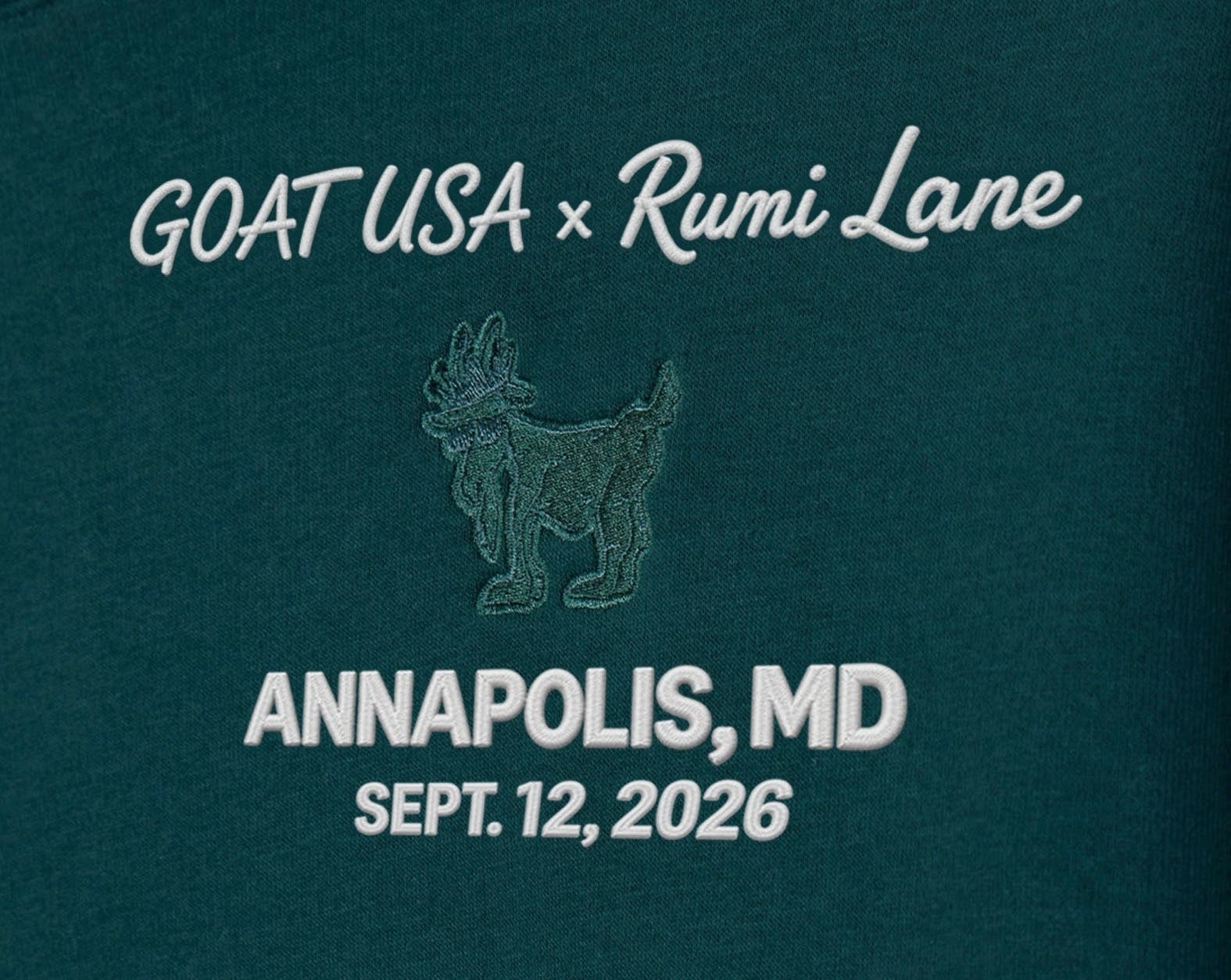 GOAT USA Embroidery Event