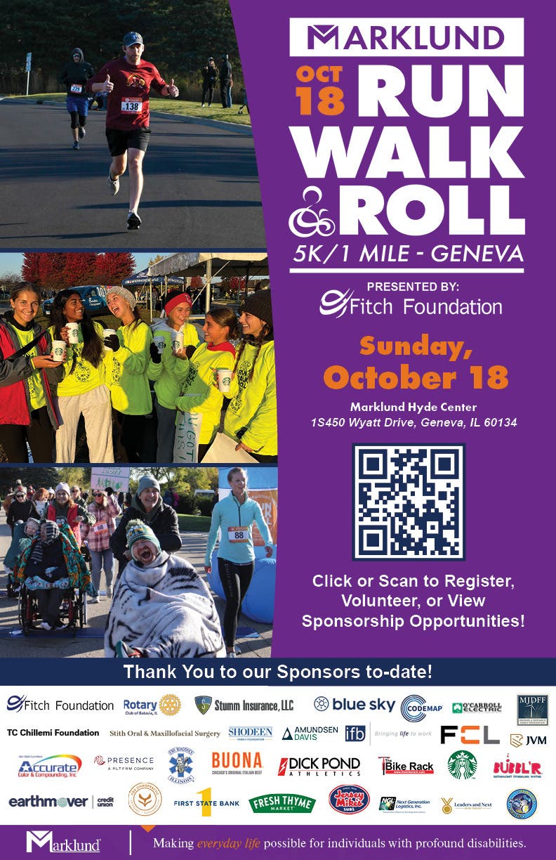 Marklund's 14th Annual Run, Walk & Roll 5K/1-Mile Event 