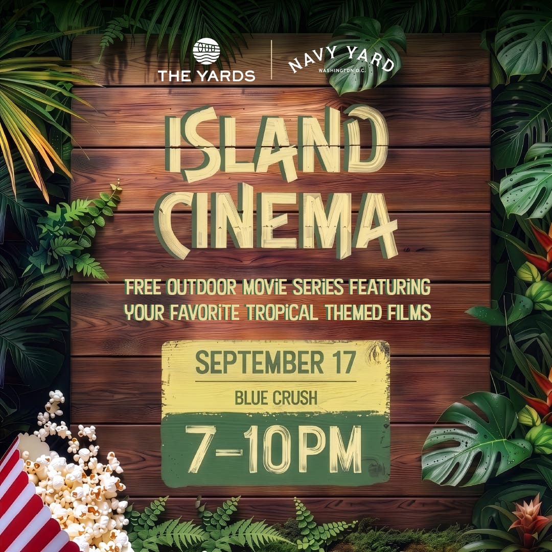 The Yards Island Cinema: "Blue Crush" on September 17 at 7:00 pm.