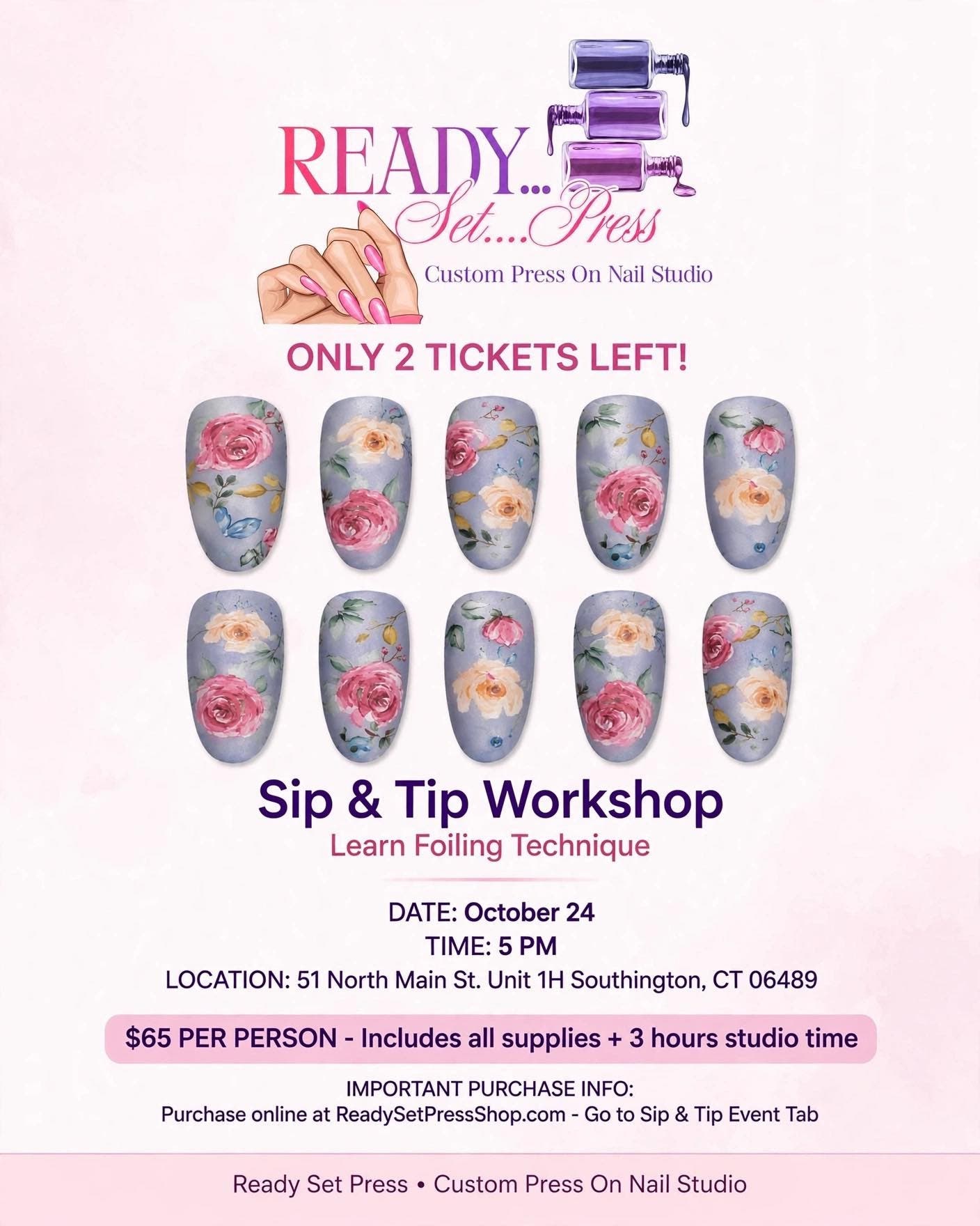 Sip & Tip Workshop