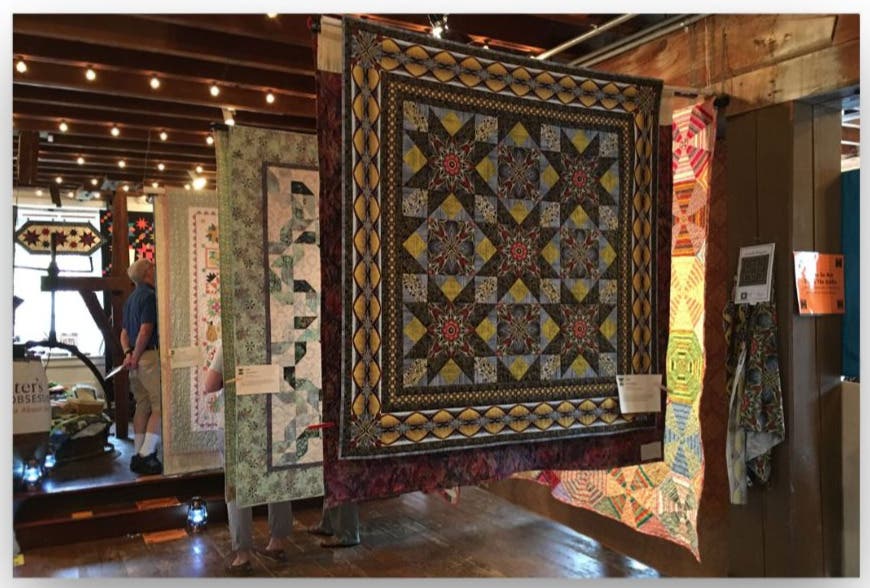 Quilts at the Mills with the Courthouse Quilters