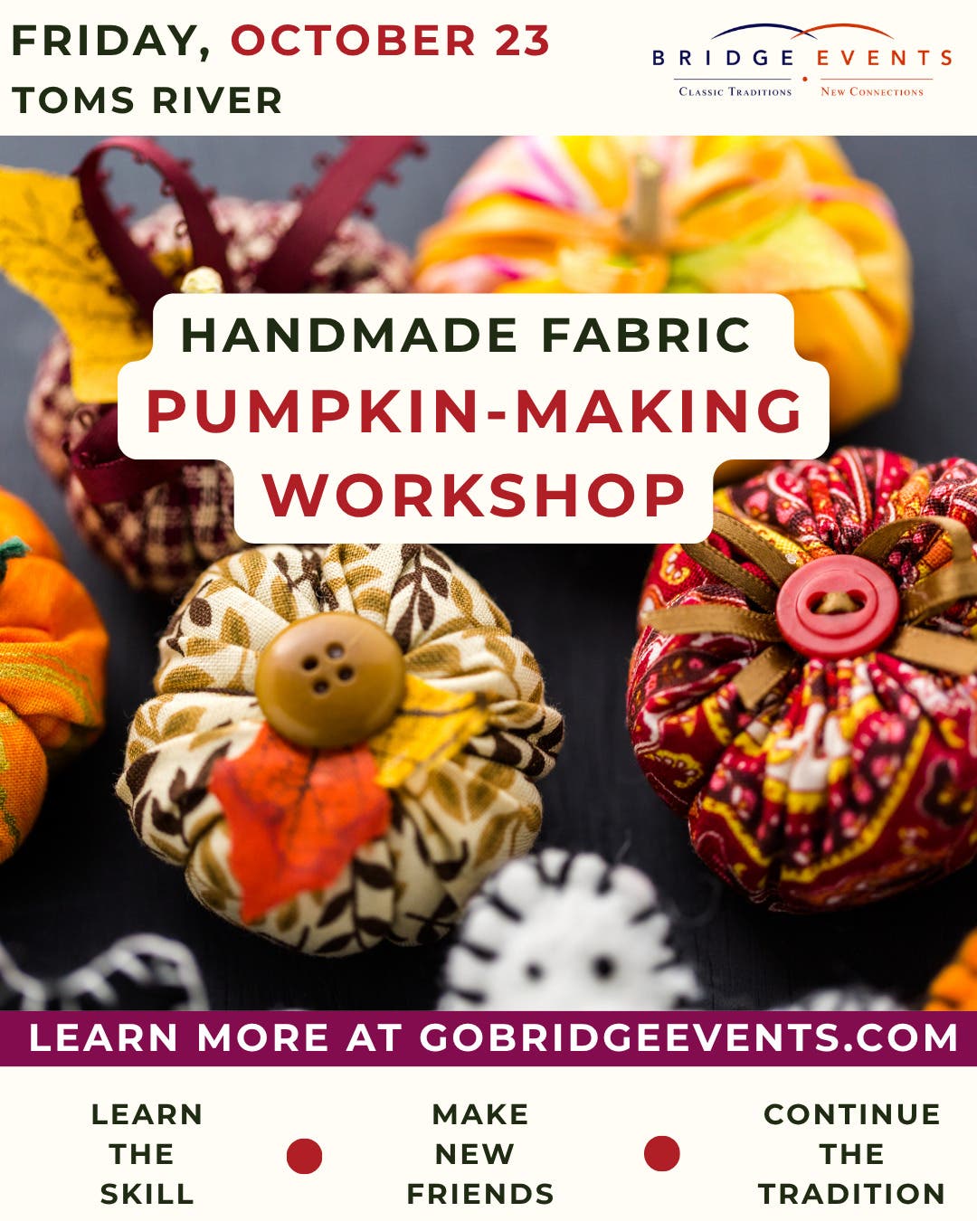 Handmade Fabric Pumpkin-Making