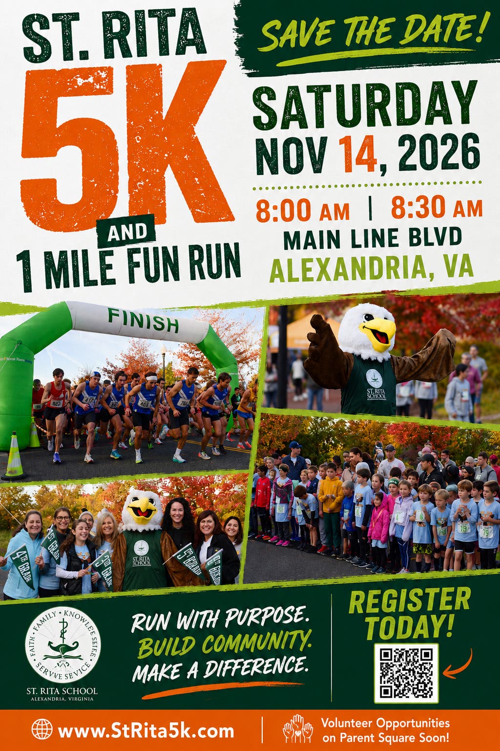 St. Rita 5K & 1K Fun Run for Education