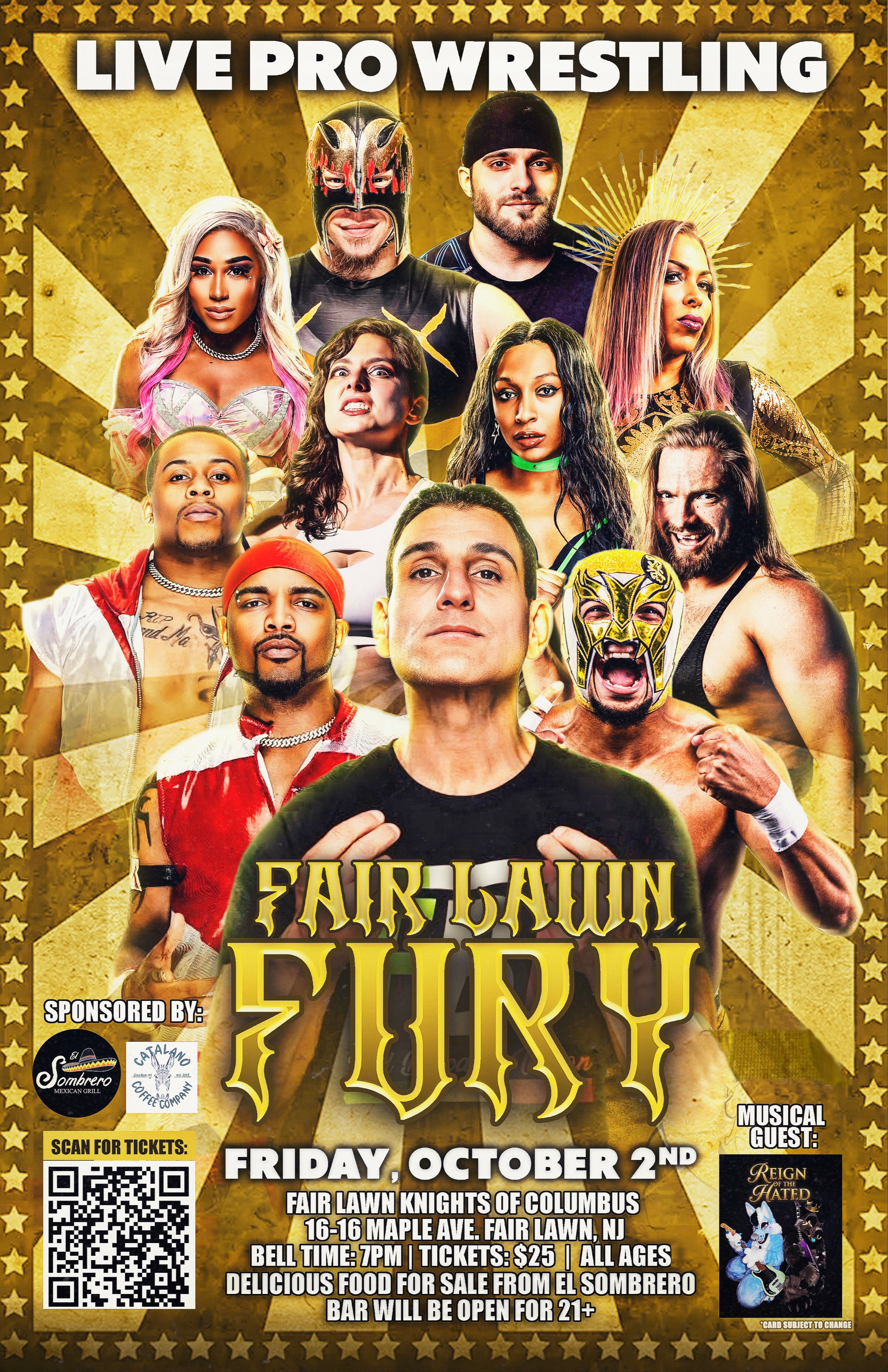 PRO-WRESTLING: Fair Lawn Fury!