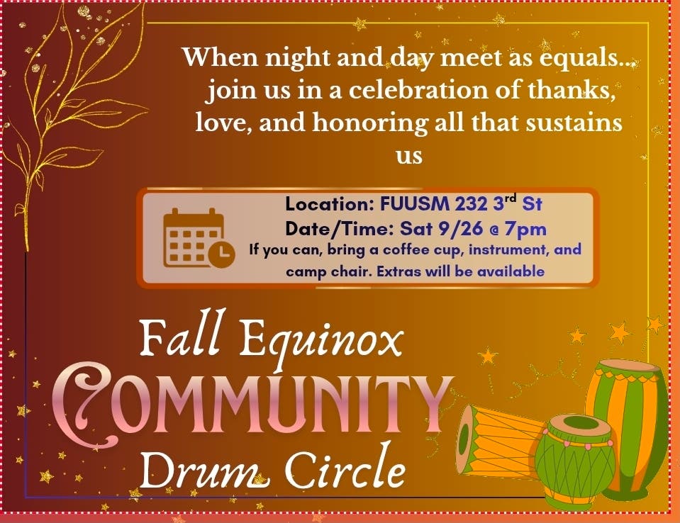 Fall Equinox Community Drum Circle