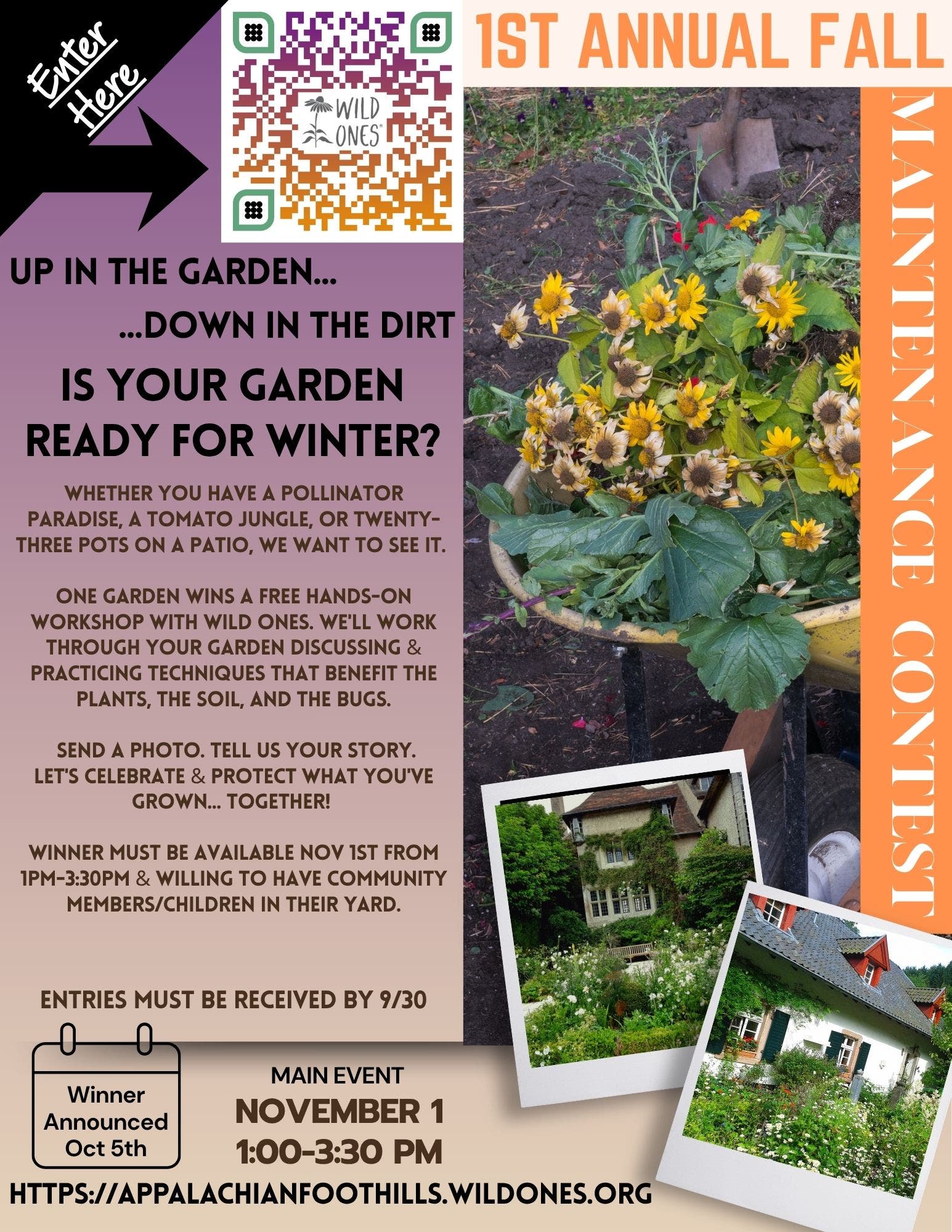 Wild Ones- 1st Annual Fall Maintenance Contest